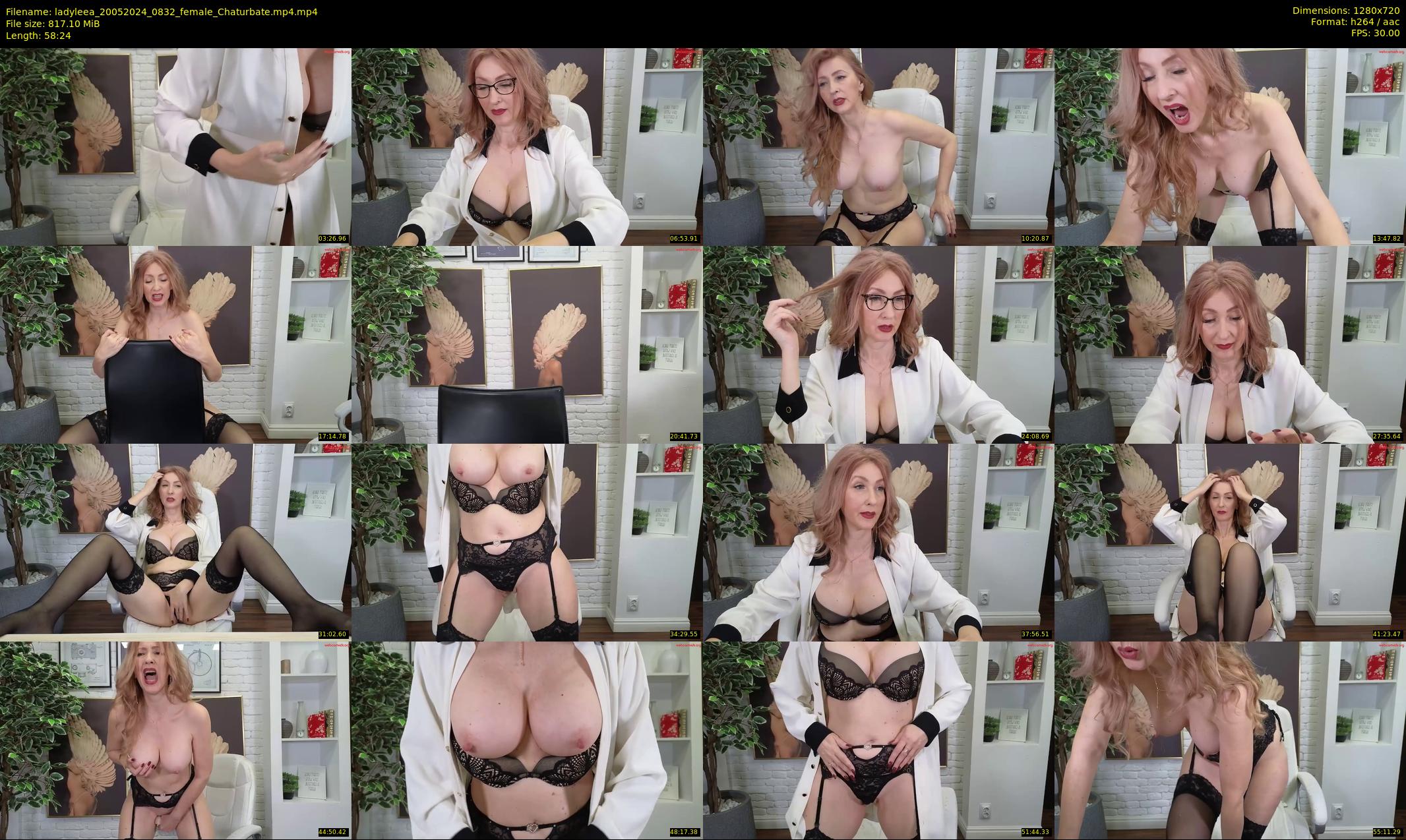 ladyleea — 59 minute Chaturbate female cam show recording, 720p, May 20, 2024
