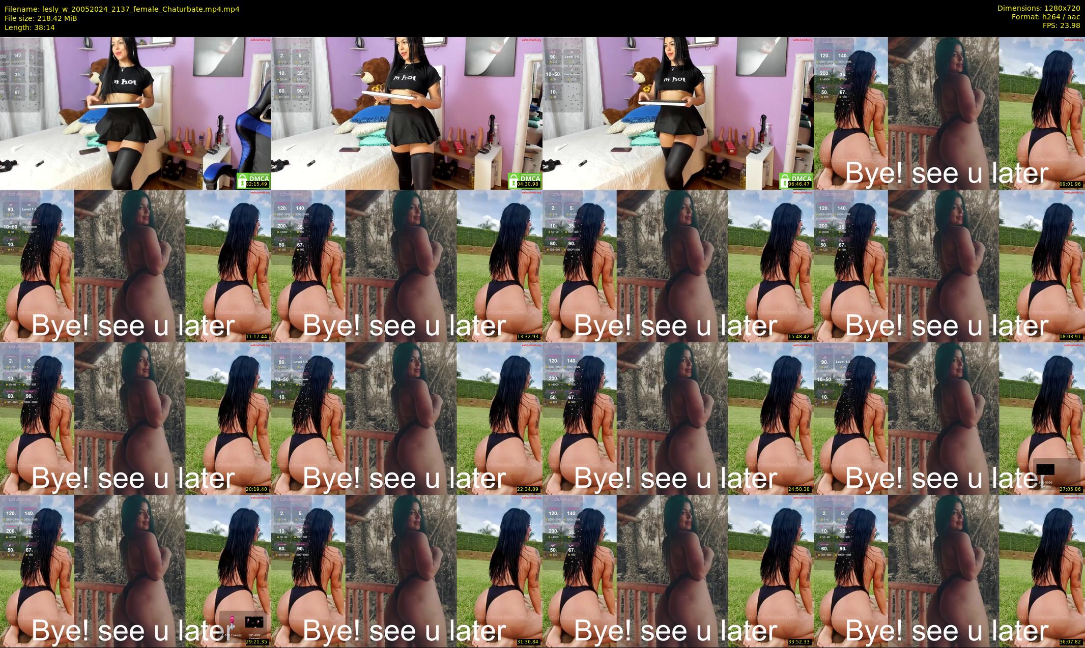 lesly_w — 39 minute Chaturbate female cam show recording, 720p, May 20, 2024