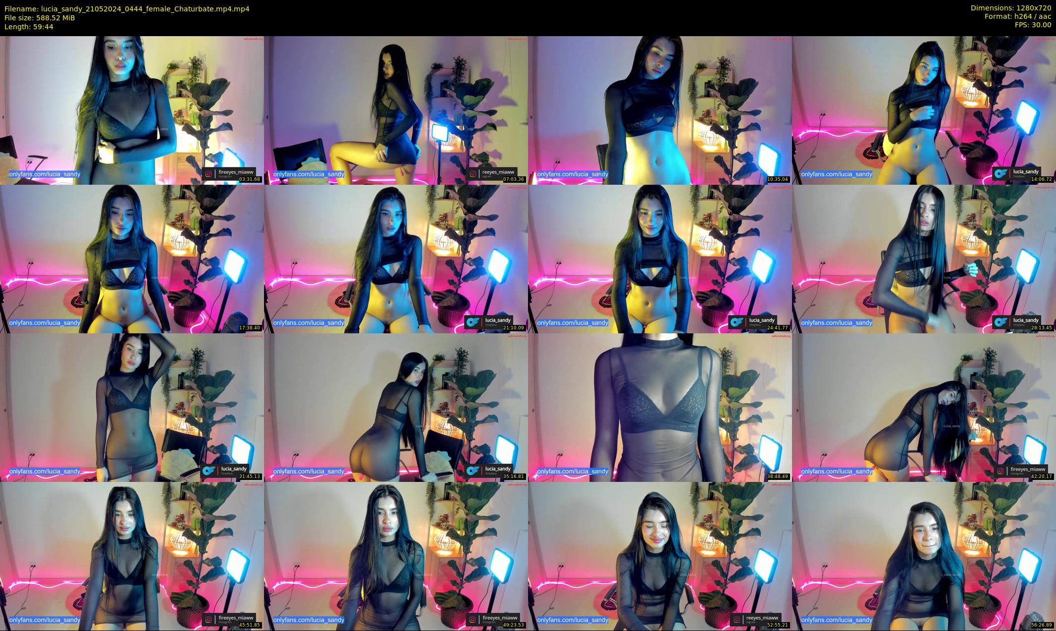 lucia_sandy — 60 minute Chaturbate female cam show recording, 720p, May 21, 2024