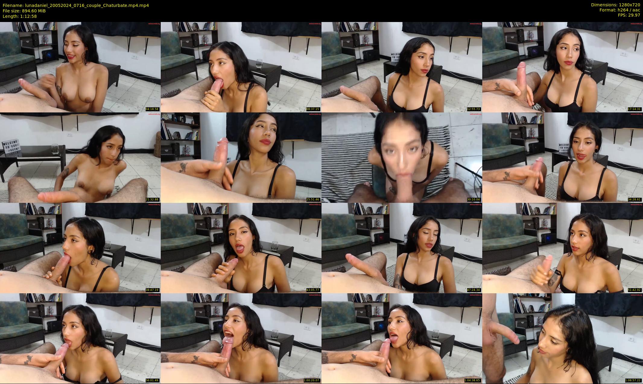 lunadaniel — 73 minute Chaturbate couple cam show recording, 720p, May 20, 2024