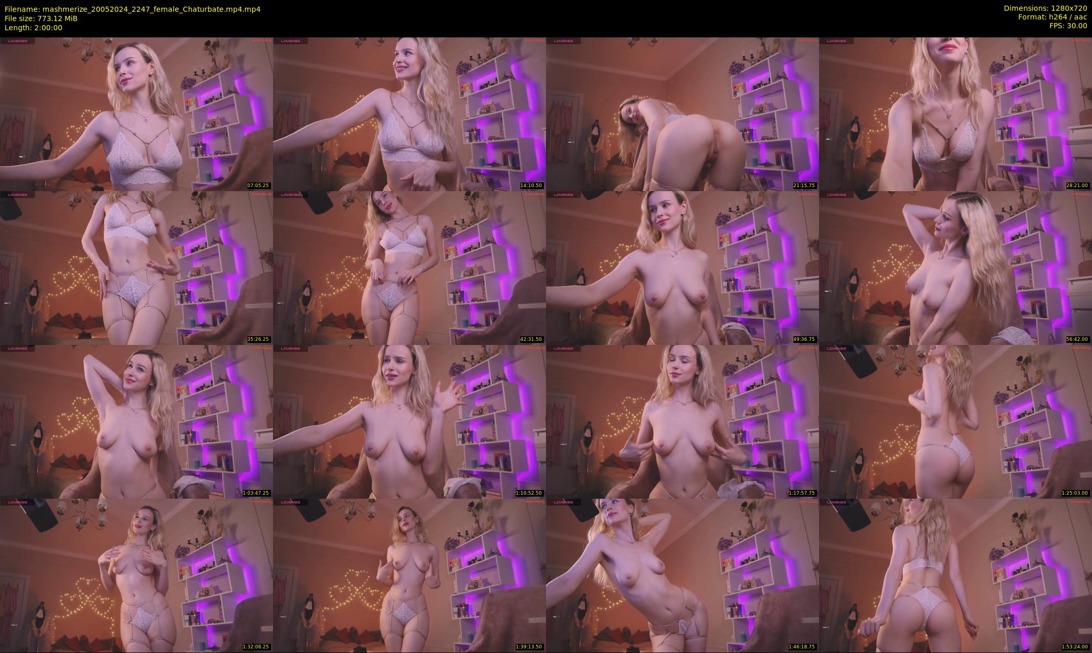 mashmerize — 120 minute Chaturbate female cam show recording, 720p, May 20, 2024