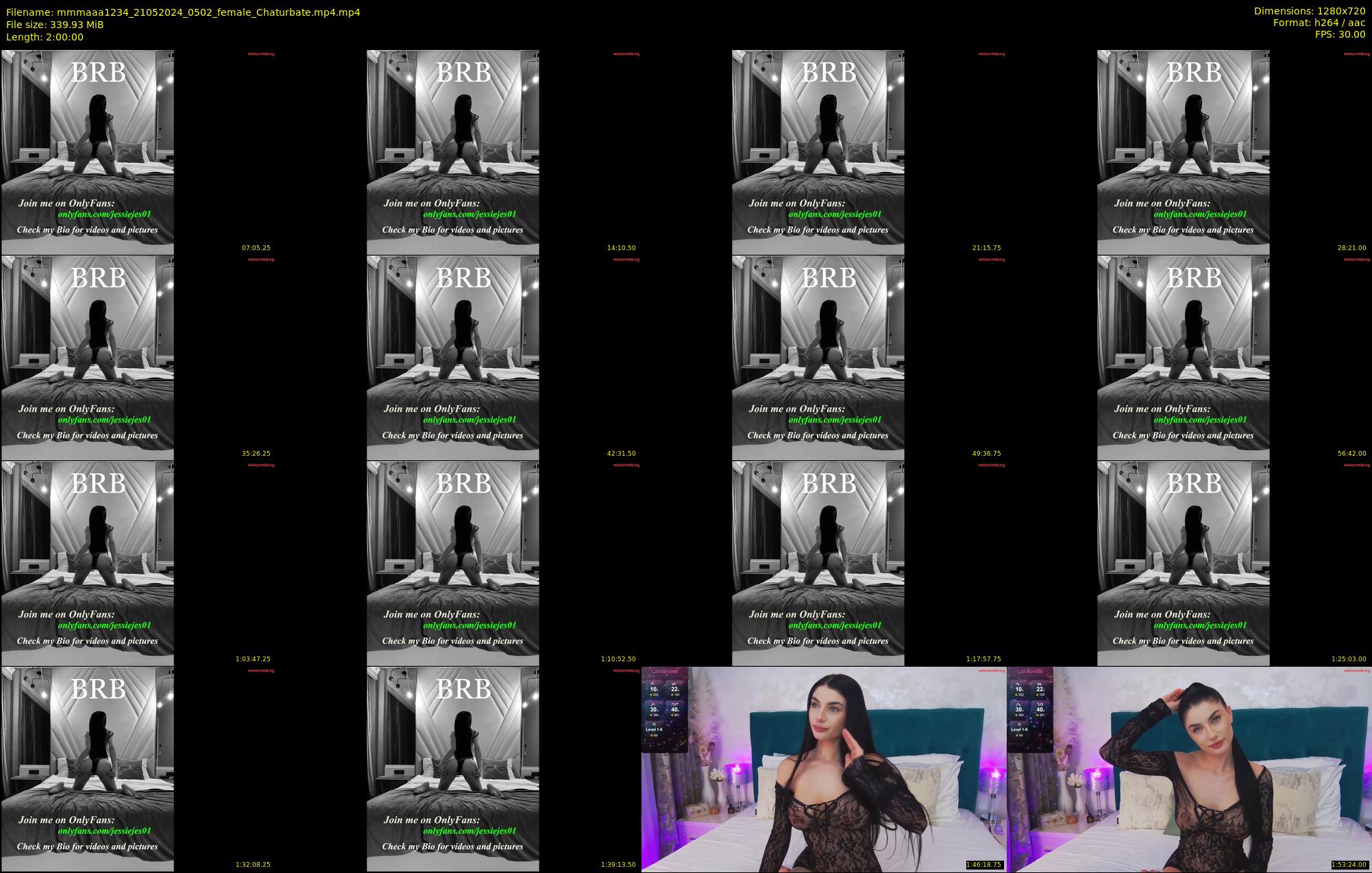 mmmaaa1234 — 120 minute Chaturbate female cam show recording, 720p, May 21, 2024