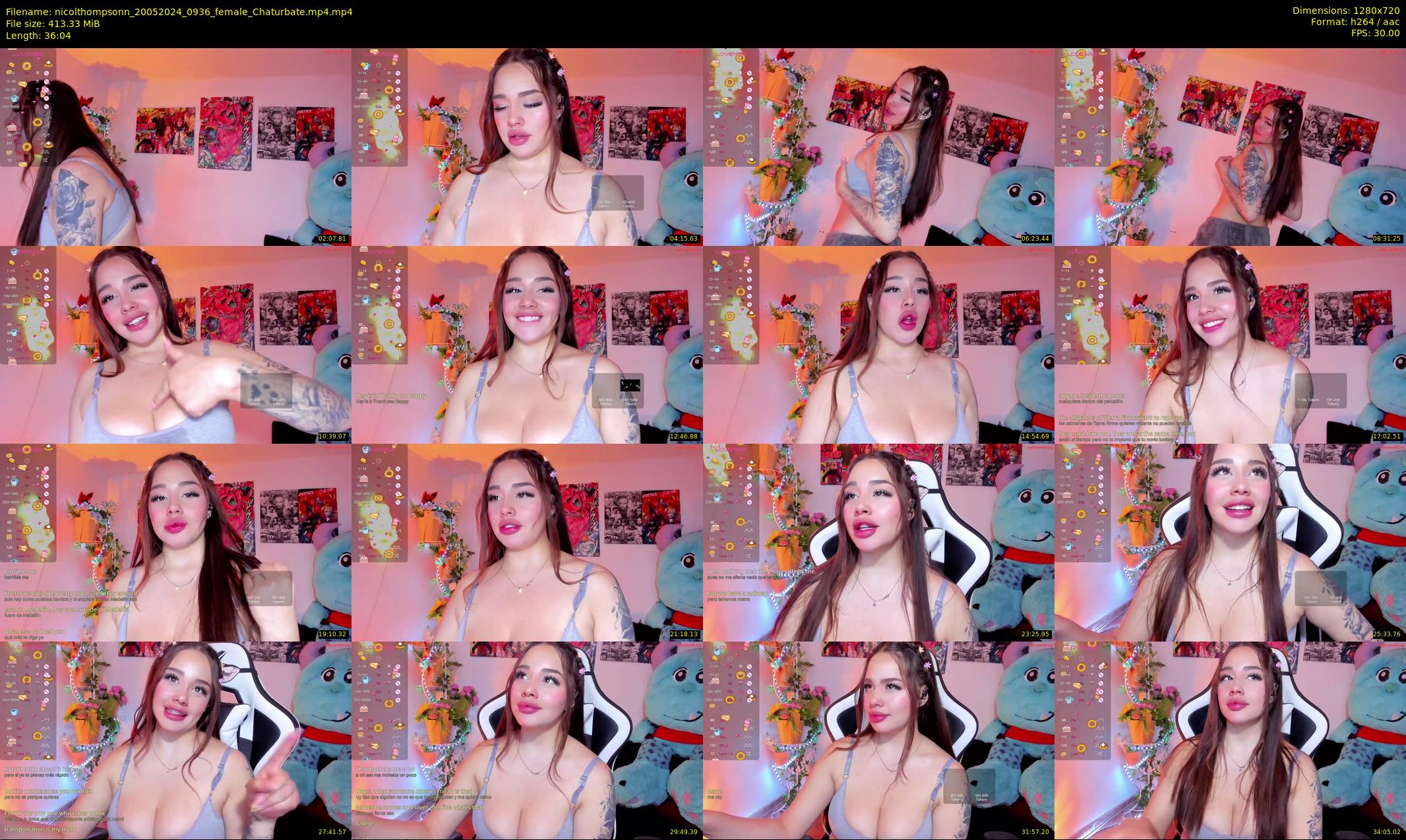 nicolthompsonn — 37 minute Chaturbate female cam show recording, 720p, May 20, 2024