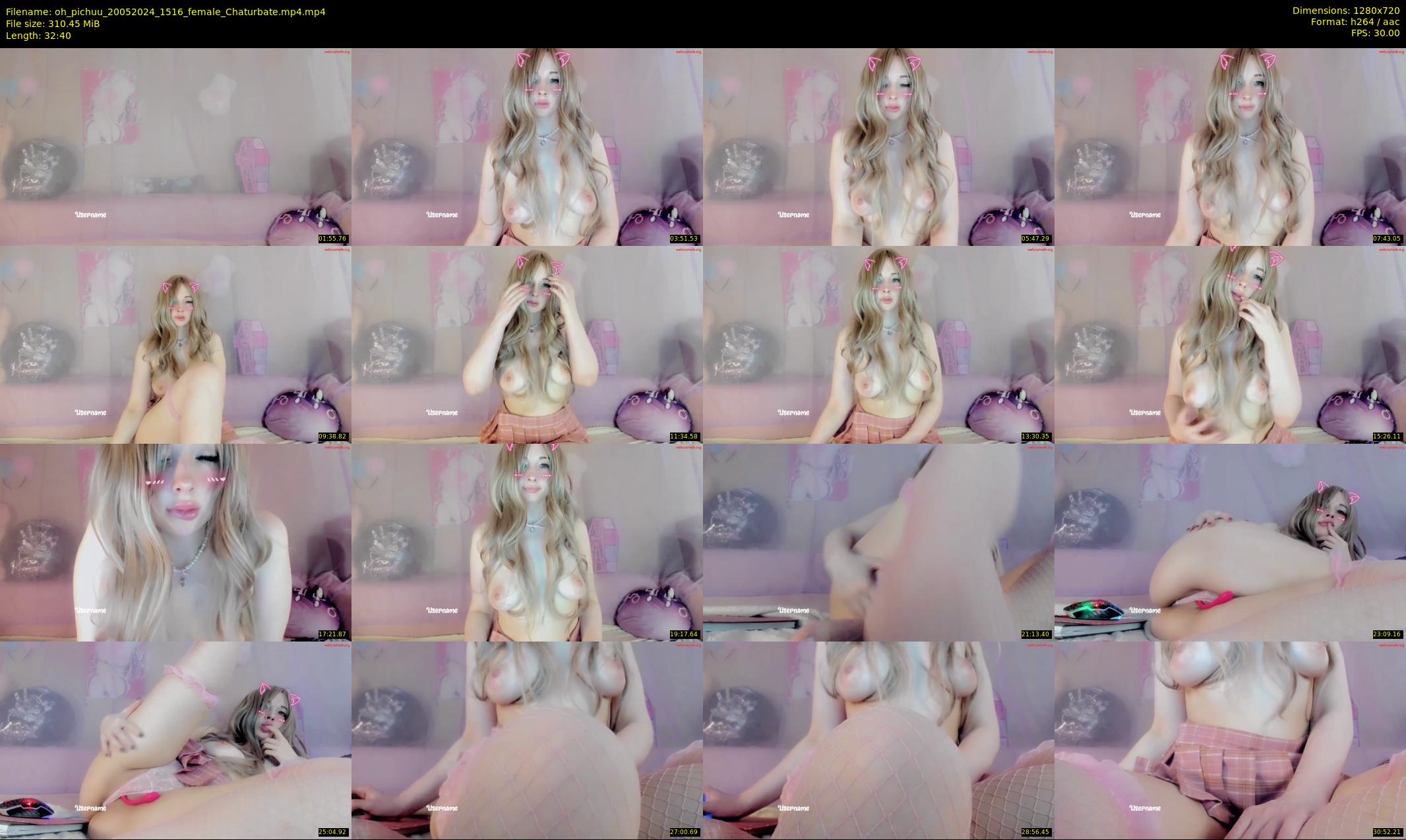 oh_pichuu — 33 minute Chaturbate female cam show recording, 720p, May 20, 2024