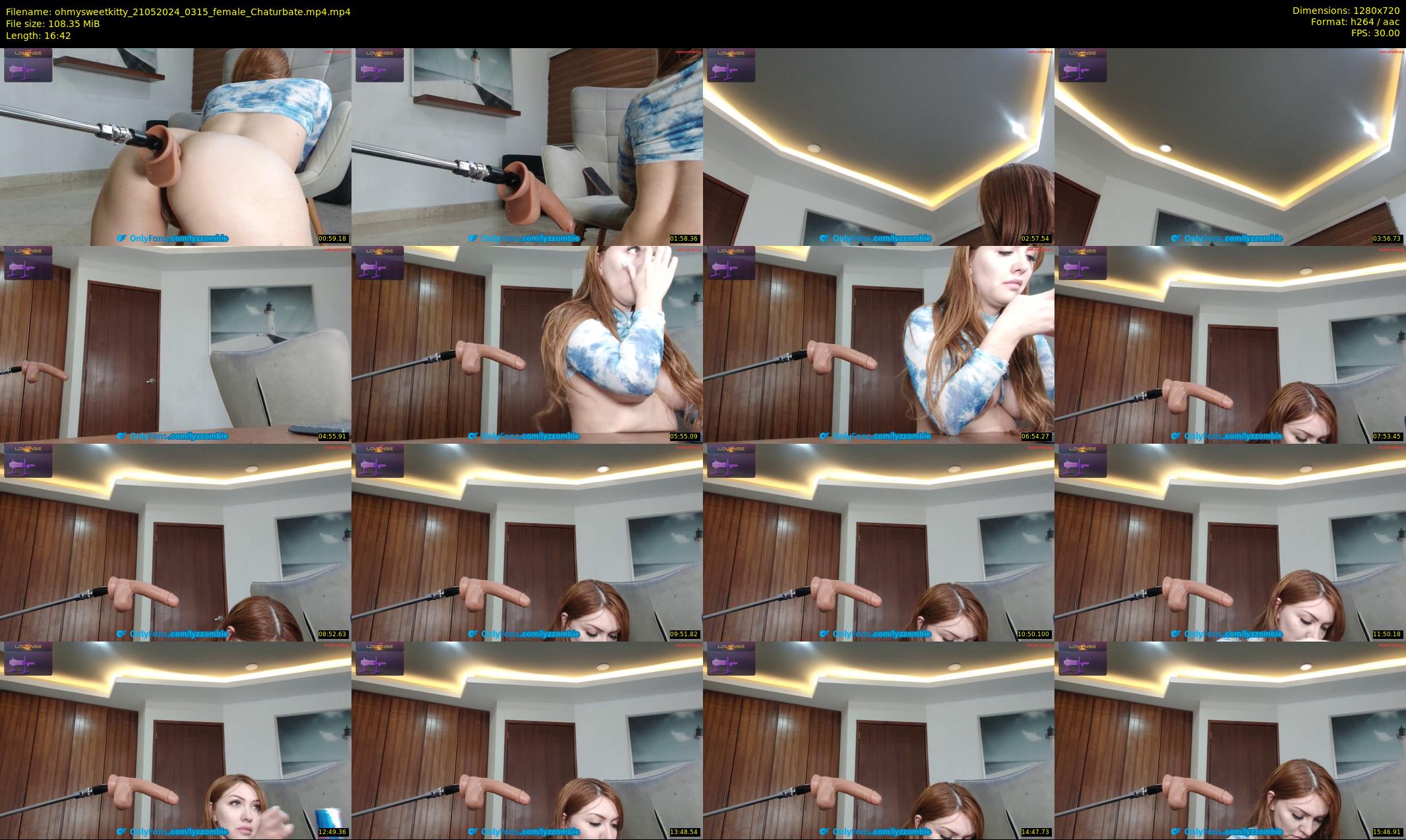 ohmysweetkitty — 17 minute Chaturbate female cam show recording, 720p, May 21, 2024