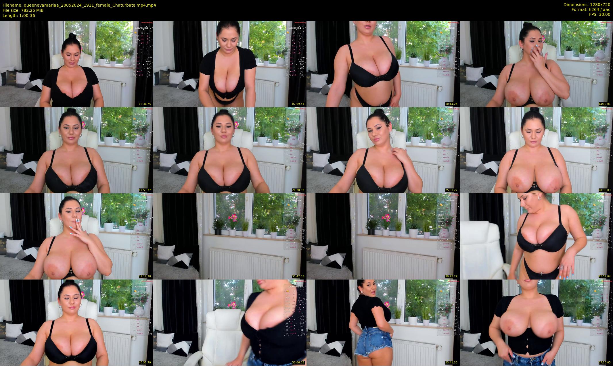 queenevamariaa — 61 minute Chaturbate female cam show recording, 720p, May 20, 2024
