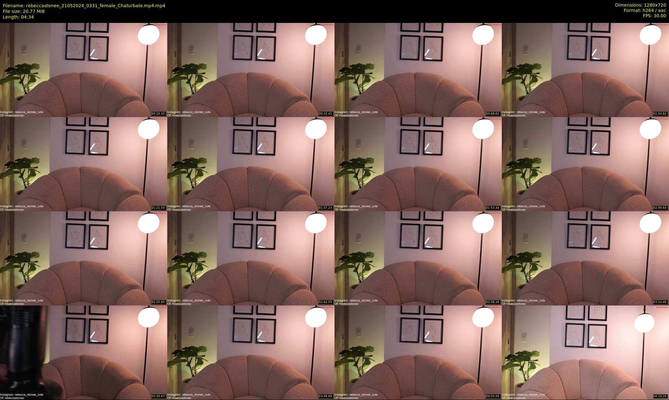 rebeccastonee — 5 minute Chaturbate female cam show recording, 720p, May 21, 2024