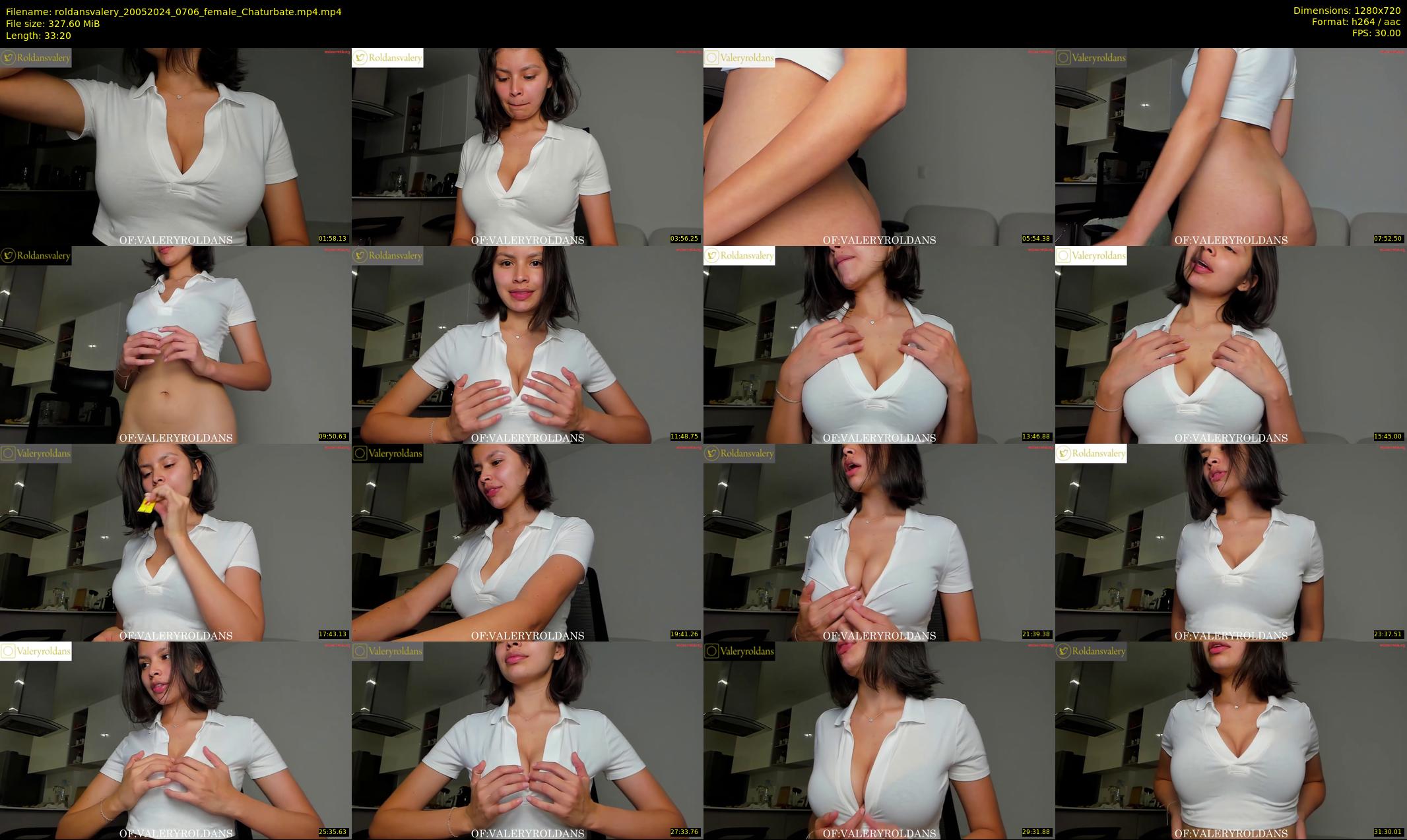 roldansvalery — 34 minute Chaturbate female cam show recording, 720p, May 20, 2024