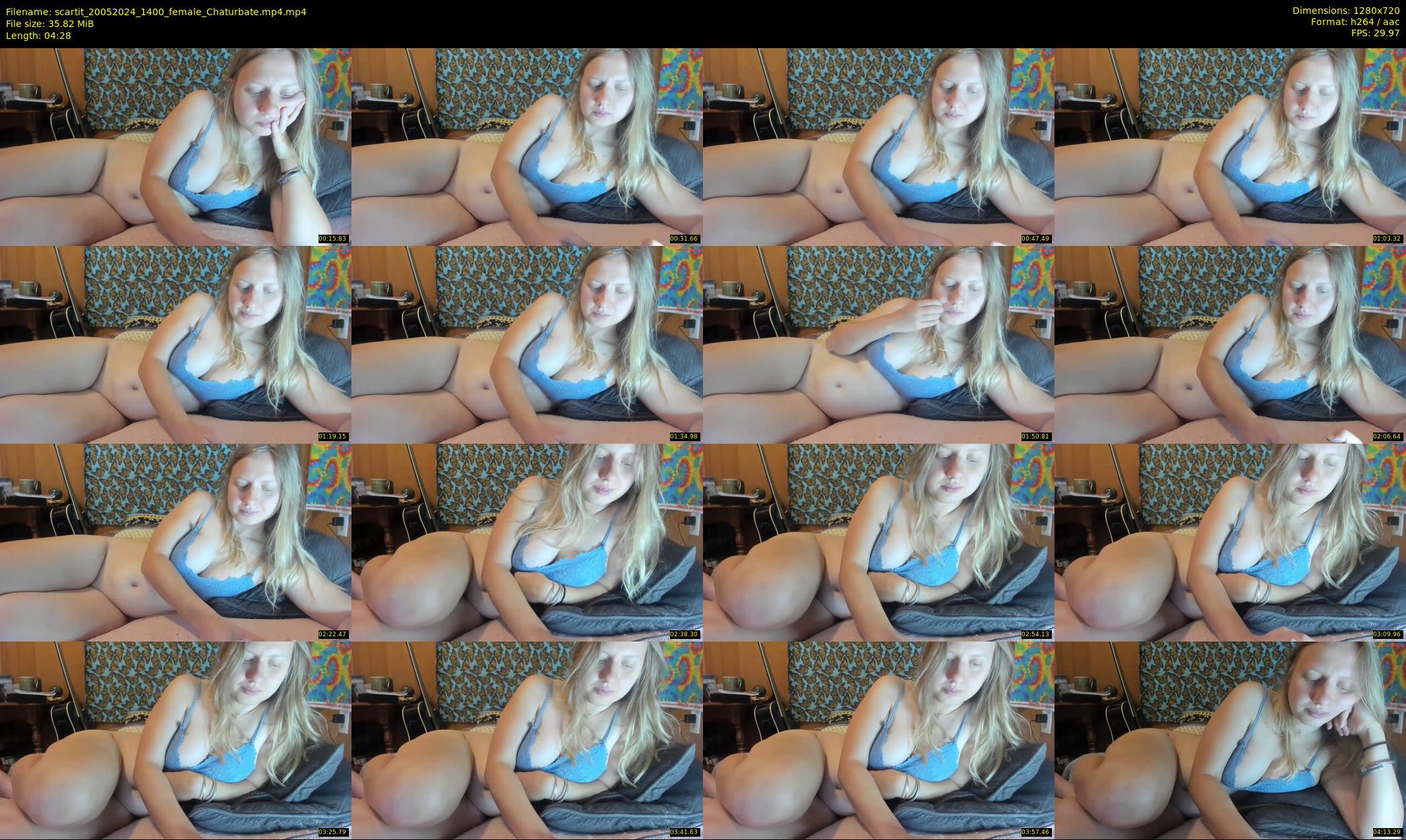 scartit — 5 minute Chaturbate female cam show recording, 720p, May 20, 2024