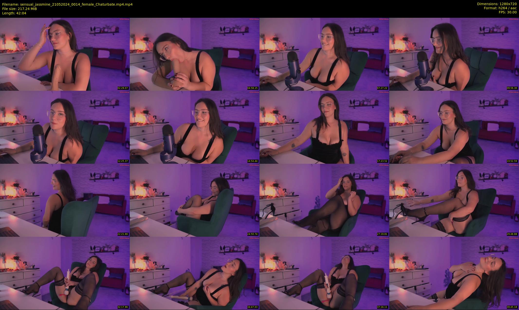 sensual_jassmine — 43 minute Chaturbate female cam show recording, 720p, May 21, 2024