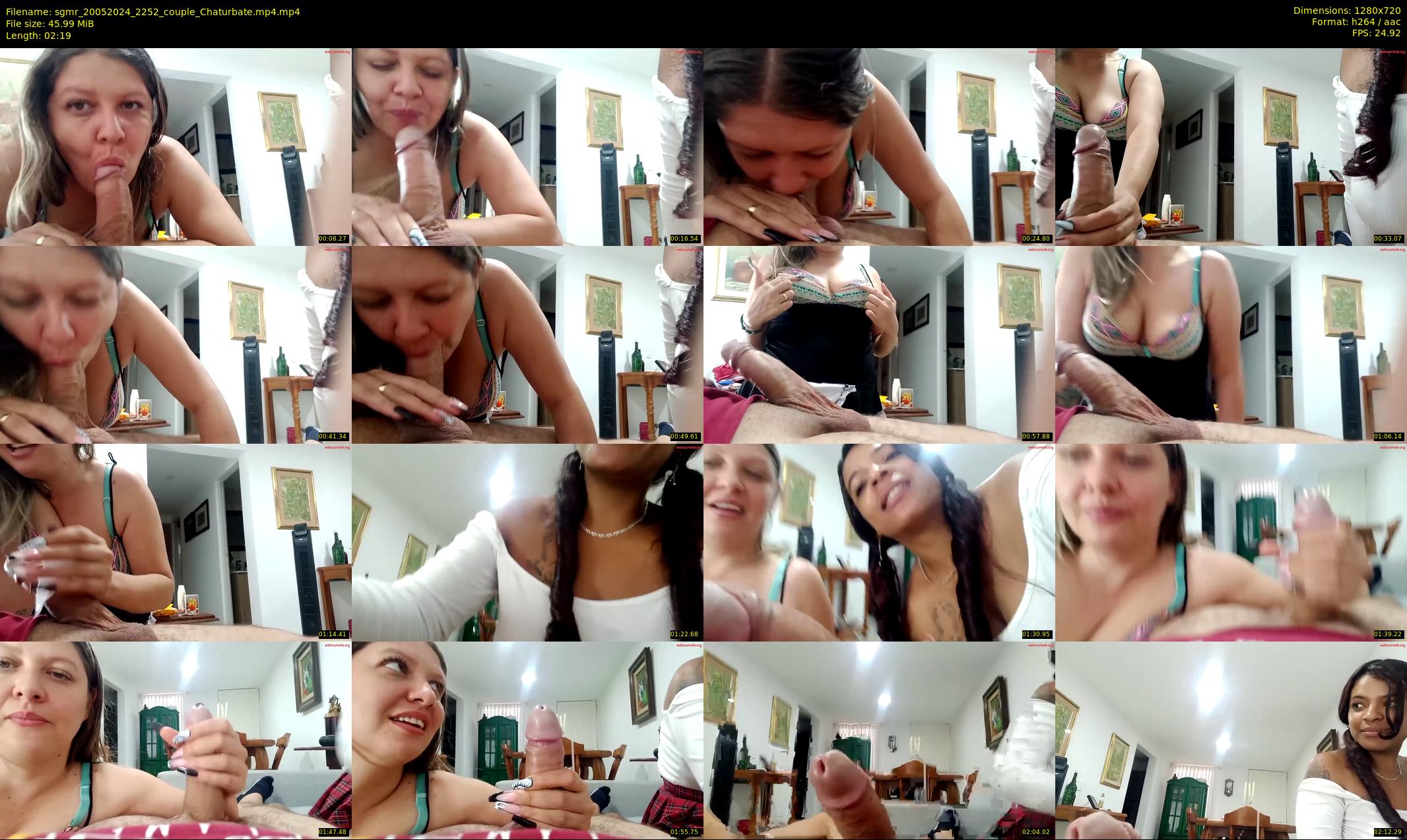 sgmr — 3 minute Chaturbate couple cam show recording, 720p, May 20, 2024