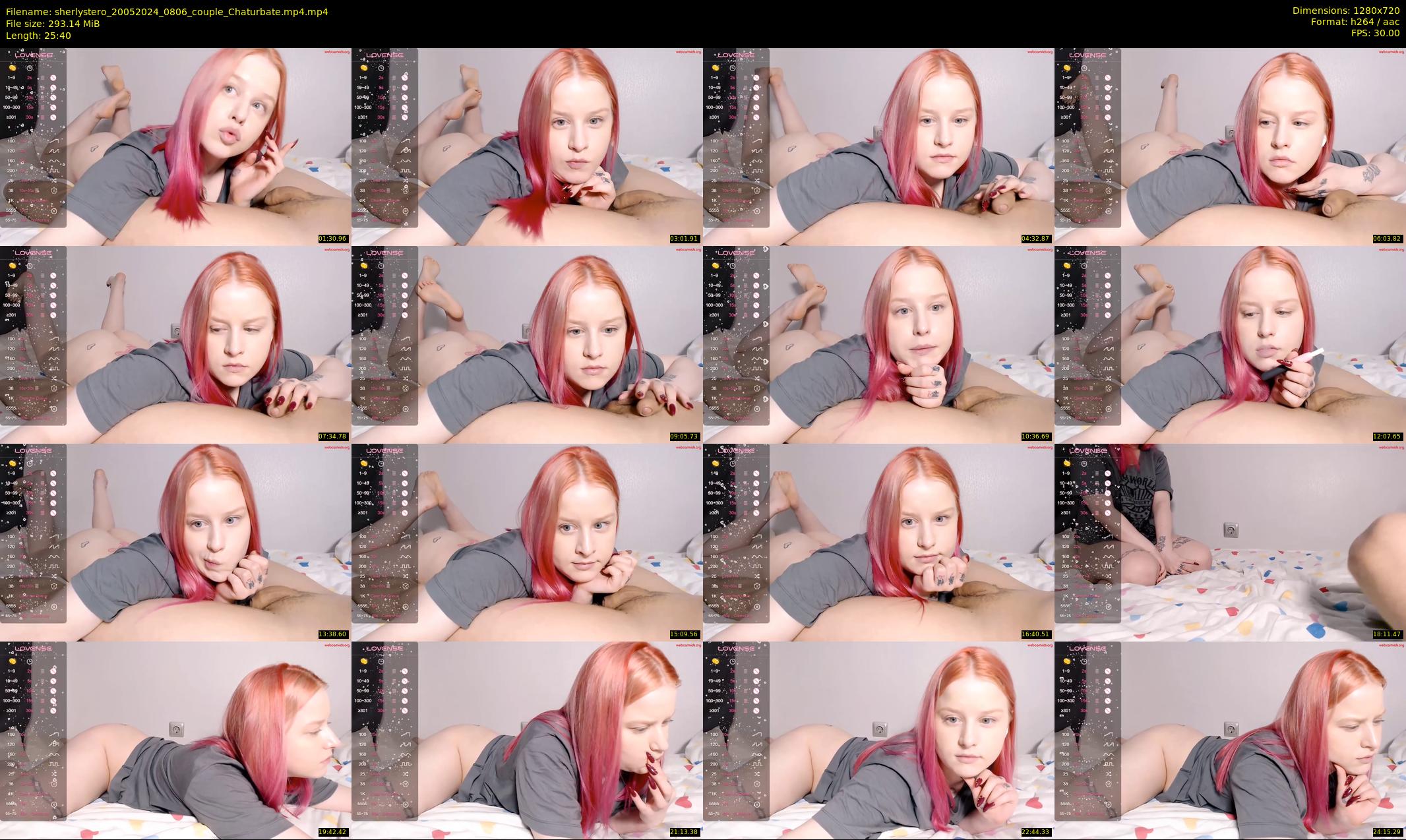 sherlystero — 26 minute Chaturbate couple cam show recording, 720p, May 20, 2024