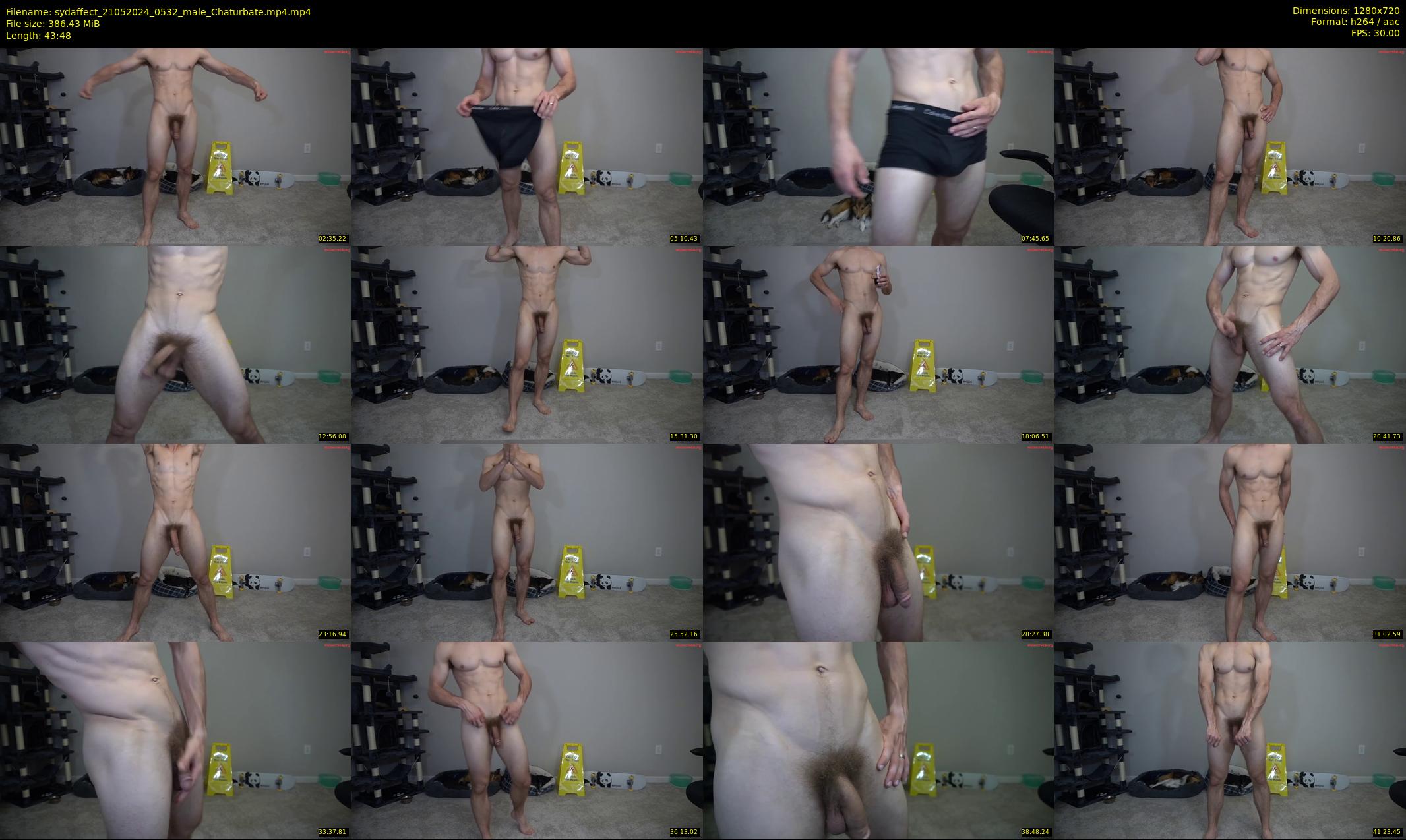 sydaffect — 44 minute Chaturbate male cam show recording, 720p, May 21, 2024