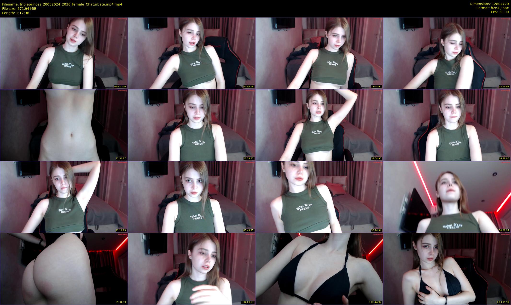 tripleprinces — 78 minute Chaturbate female cam show recording, 720p, May 20, 2024