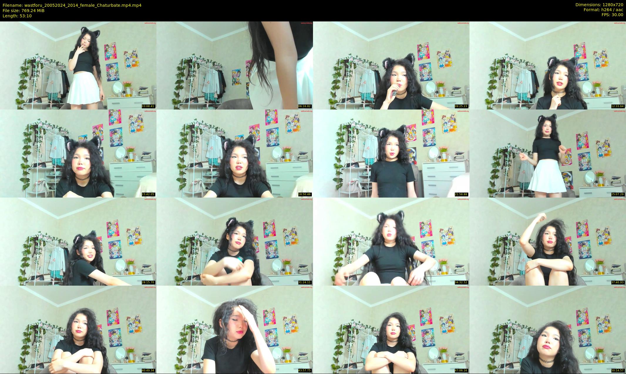 wastforu — 54 minute Chaturbate female cam show recording, 720p, May 20, 2024