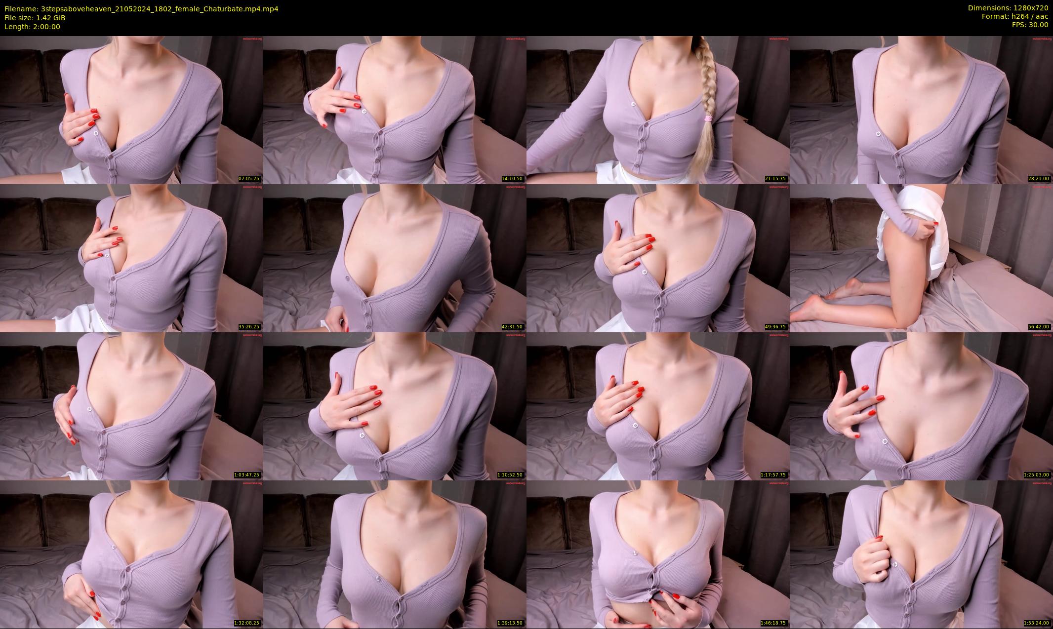 3stepsaboveheaven — 120 minute Chaturbate female cam show recording, 720p, May 21, 2024