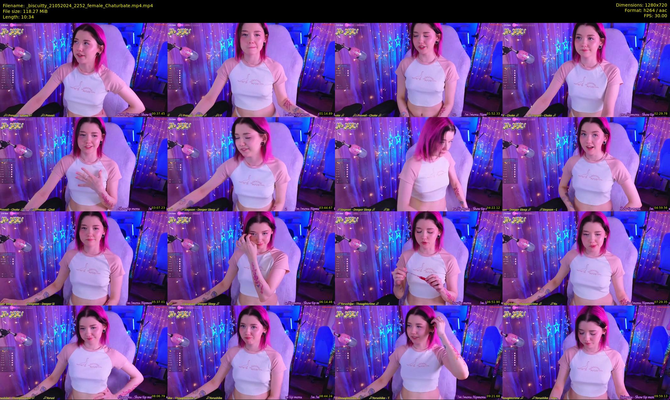 _biscuitty — 11 minute Chaturbate female cam show recording, 720p, May 21, 2024