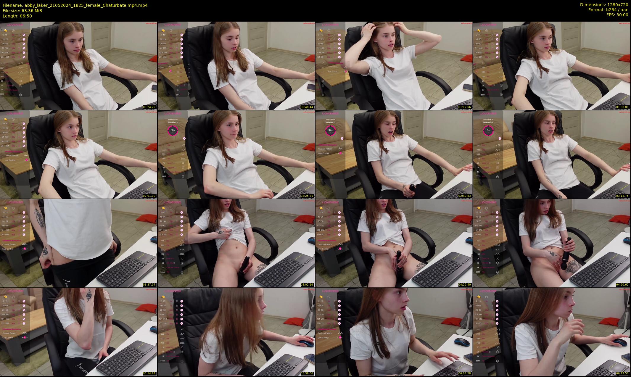 abby_laker — 7 minute Chaturbate female cam show recording, 720p, May 21, 2024