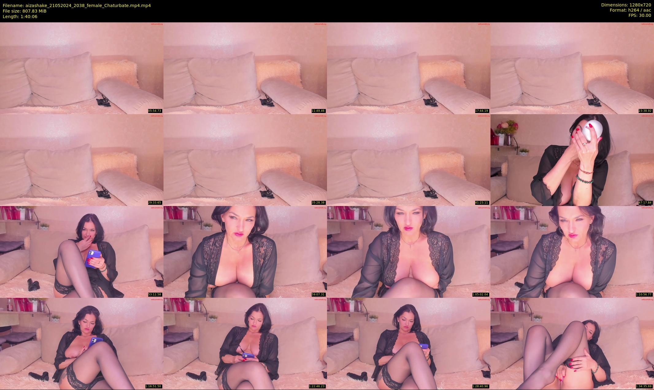 aizashake — 101 minute Chaturbate female cam show recording, 720p, May 21, 2024