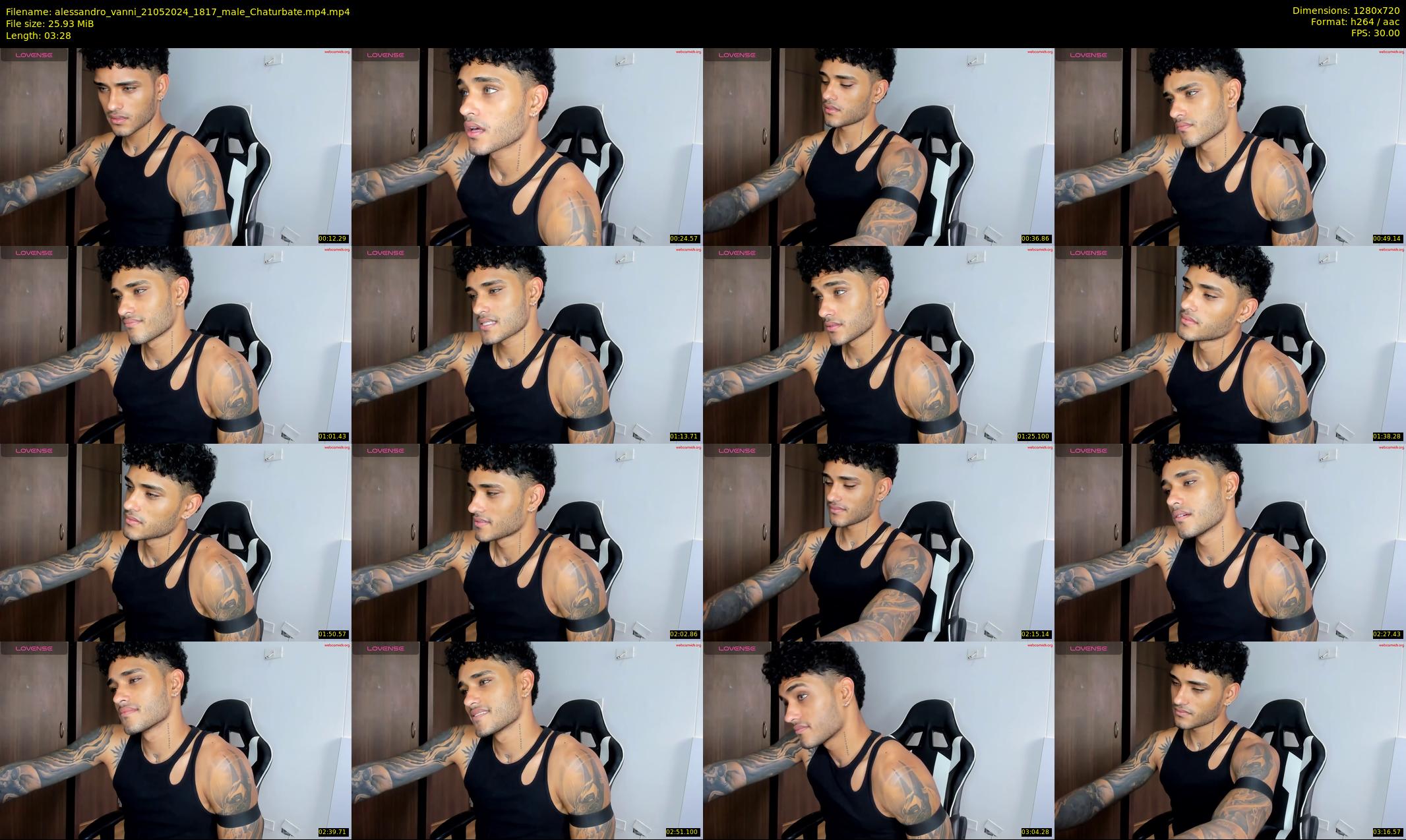 alessandro_vanni — 4 minute Chaturbate male cam show recording, 720p, May 21, 2024