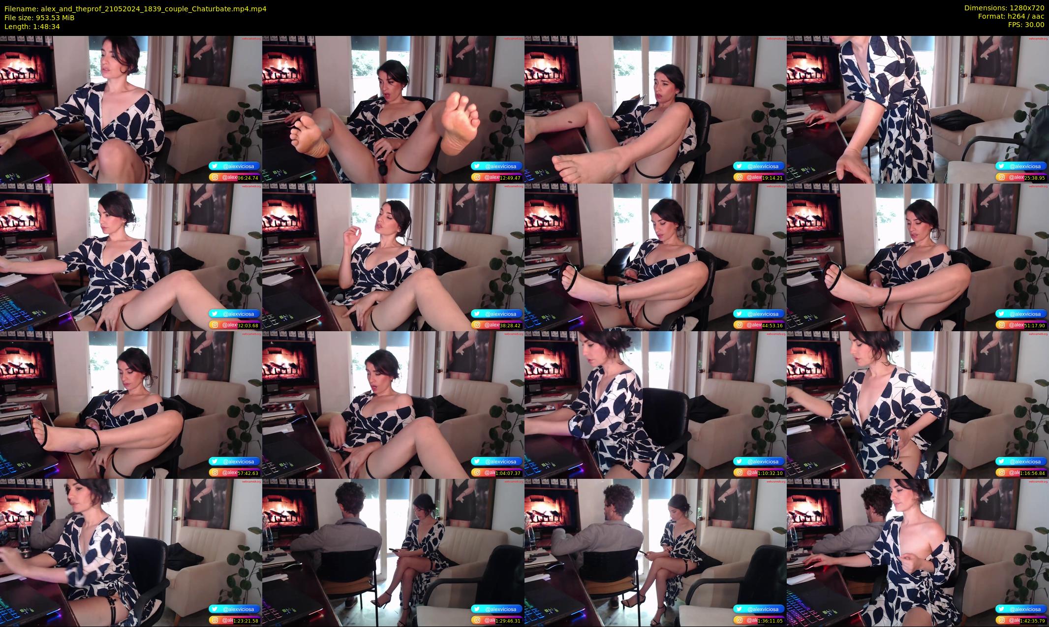alex_and_theprof — 109 minute Chaturbate couple cam show recording, 720p, May 21, 2024