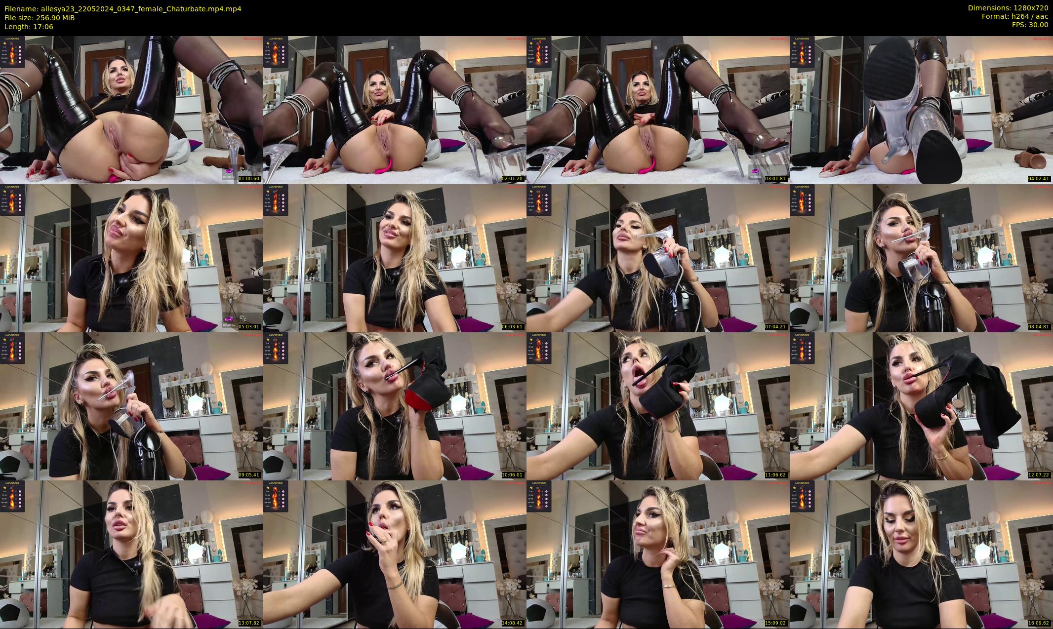 allesya23 — 18 minute Chaturbate female cam show recording, 720p, May 22, 2024