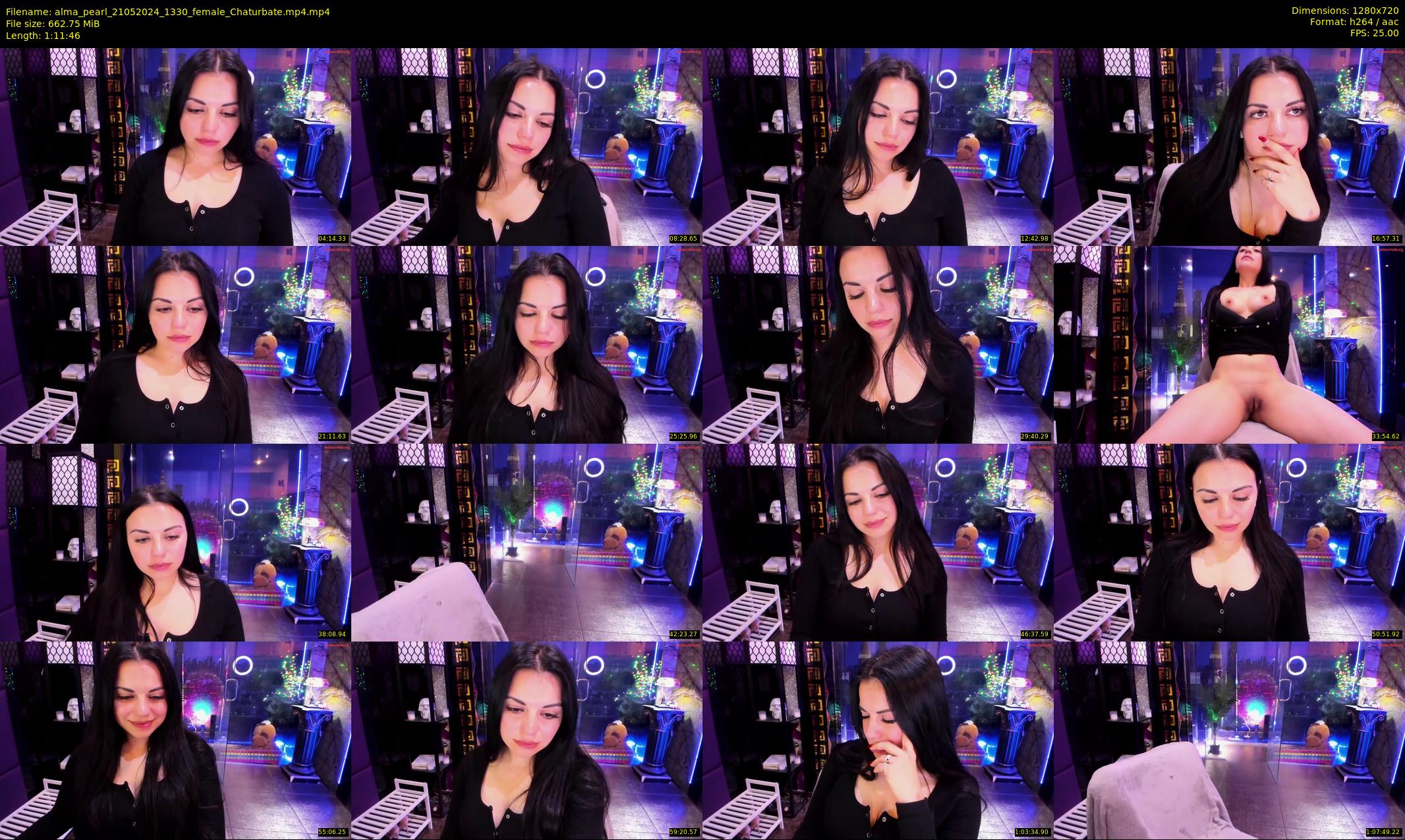 alma_pearl — 72 minute Chaturbate female cam show recording, 720p, May 21, 2024