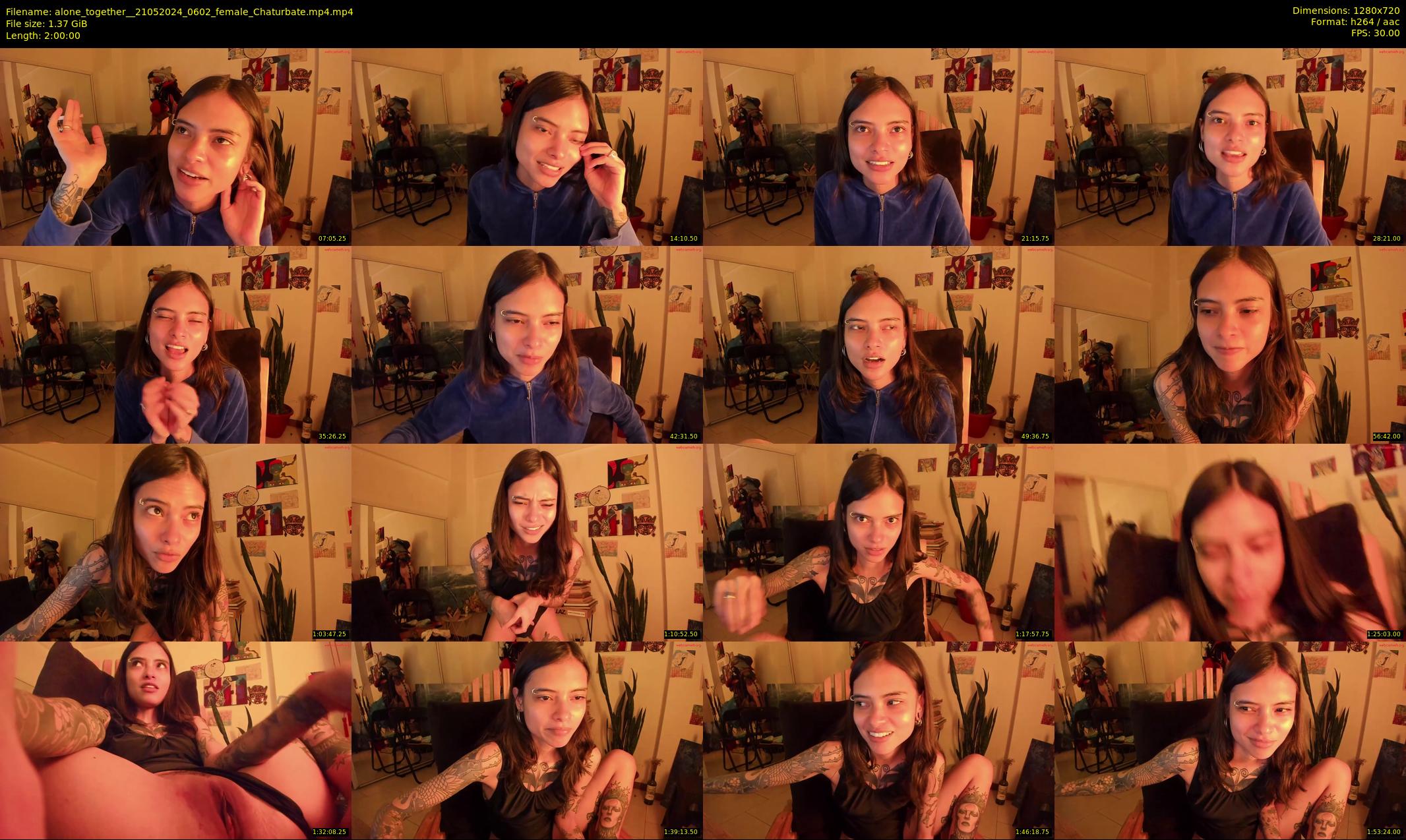 alone_together_ — 120 minute Chaturbate female cam show recording, 720p, May 21, 2024
