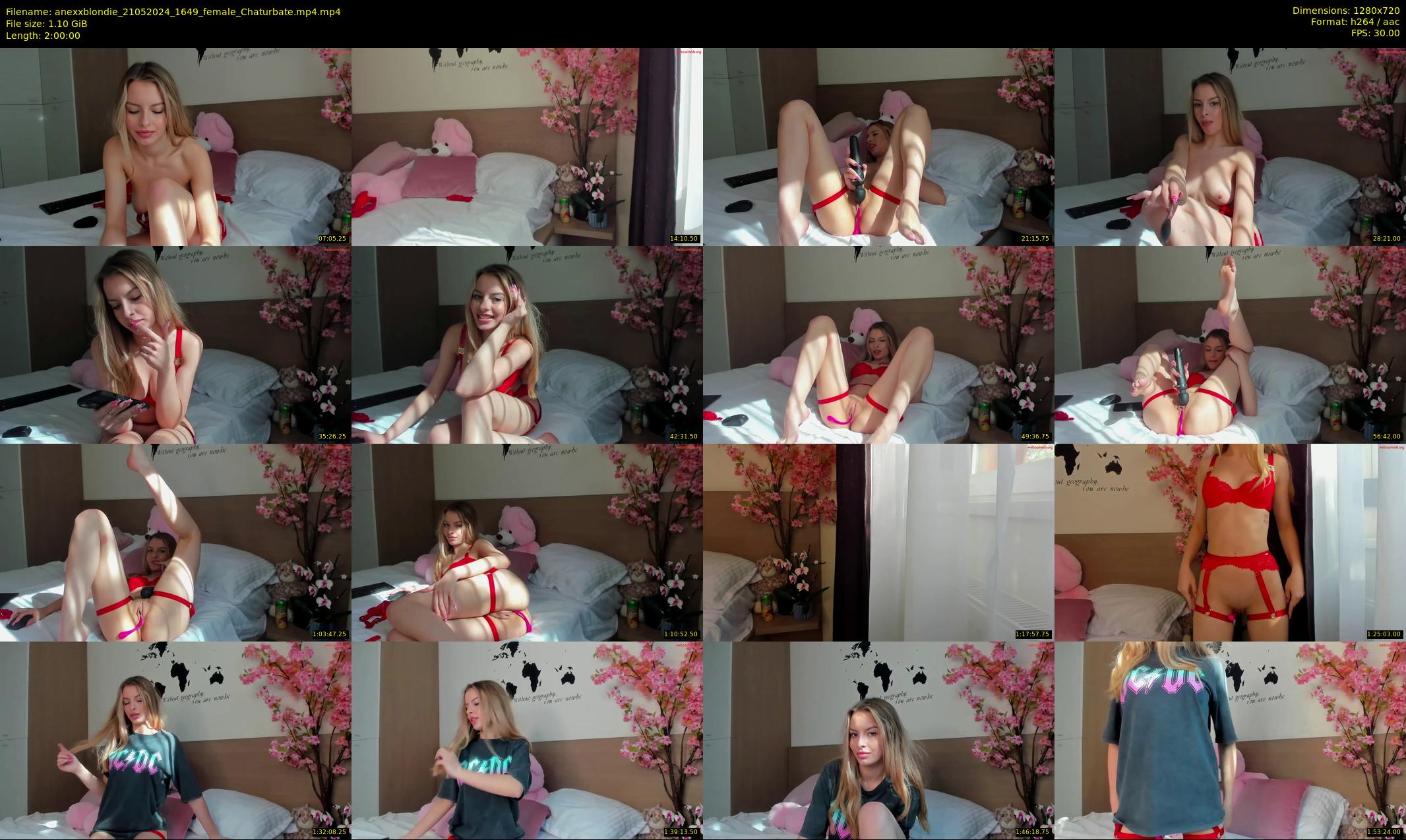 anexxblondie — 120 minute Chaturbate female cam show recording, 720p, May 21, 2024
