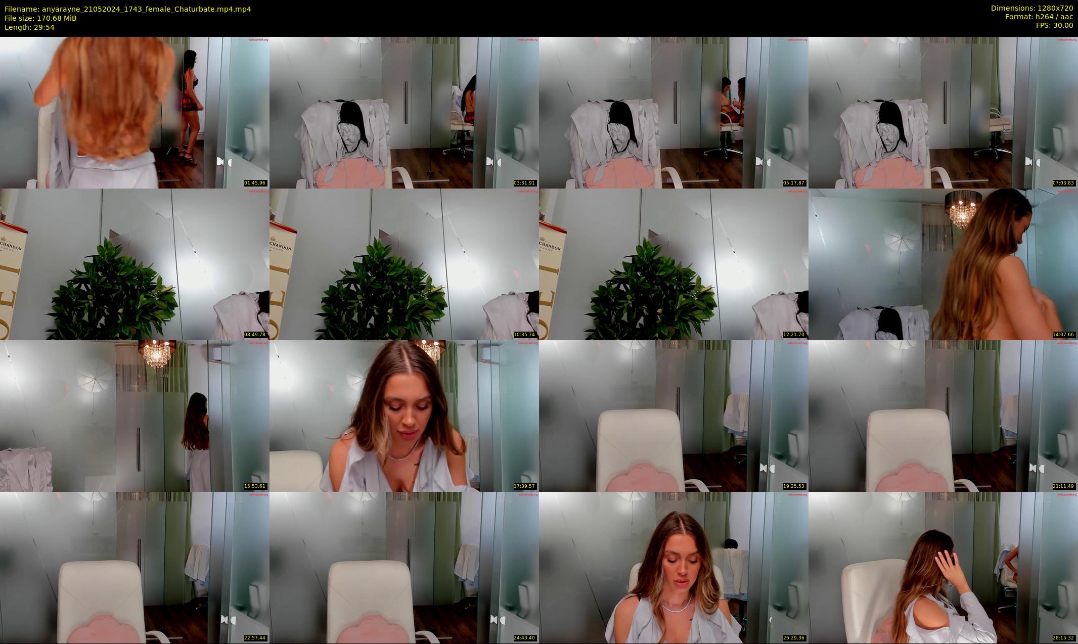 anyarayne — 30 minute Chaturbate female cam show recording, 720p, May 21, 2024