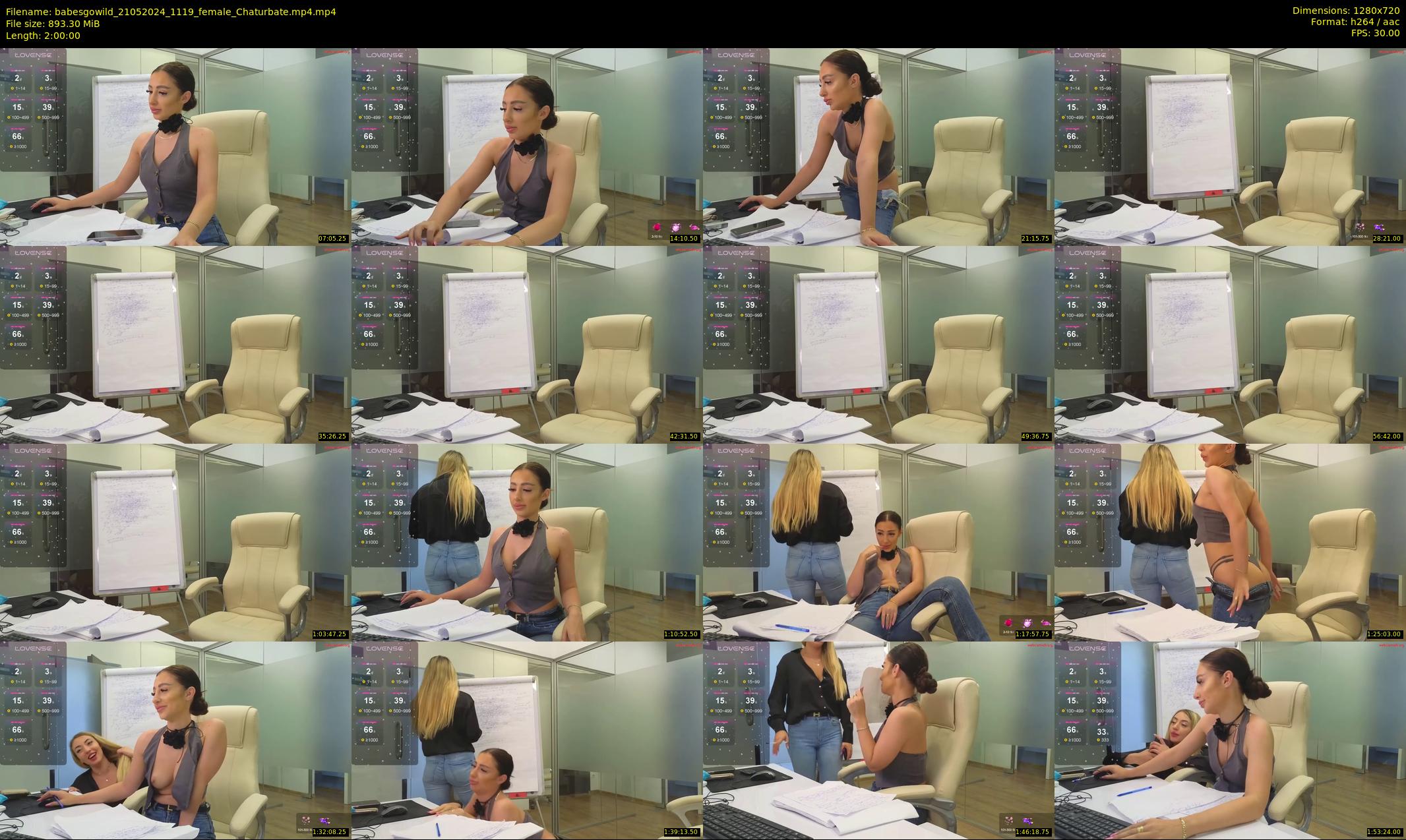 babesgowild — 120 minute Chaturbate couple cam show recording, 720p, May 21, 2024