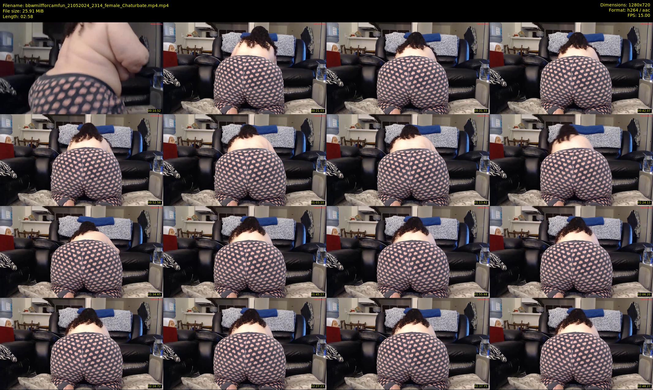 bbwmilfforcamfun — 3 minute Chaturbate female cam show recording, 720p, May 21, 2024