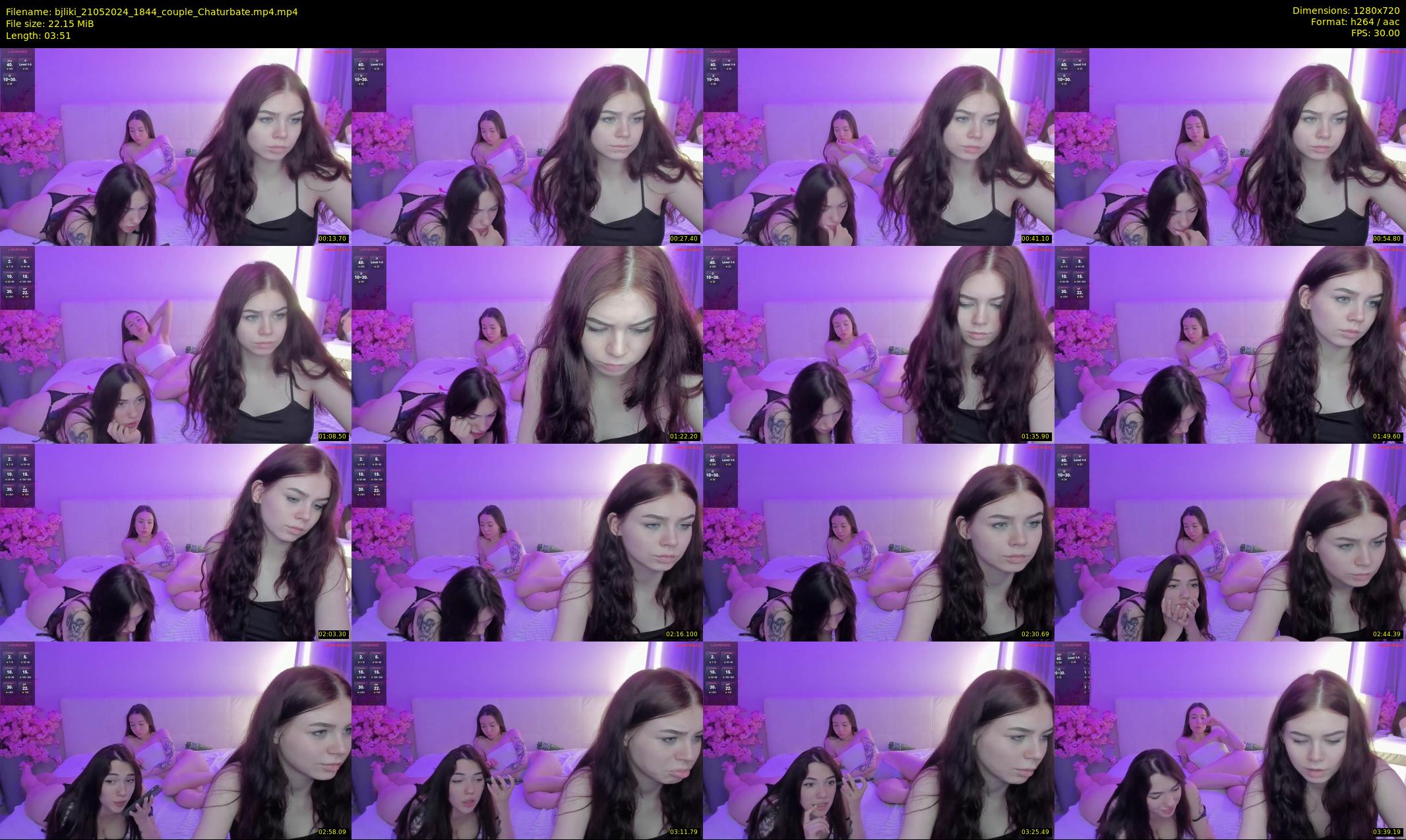 bjliki — 4 minute Chaturbate couple cam show recording, 720p, May 21, 2024