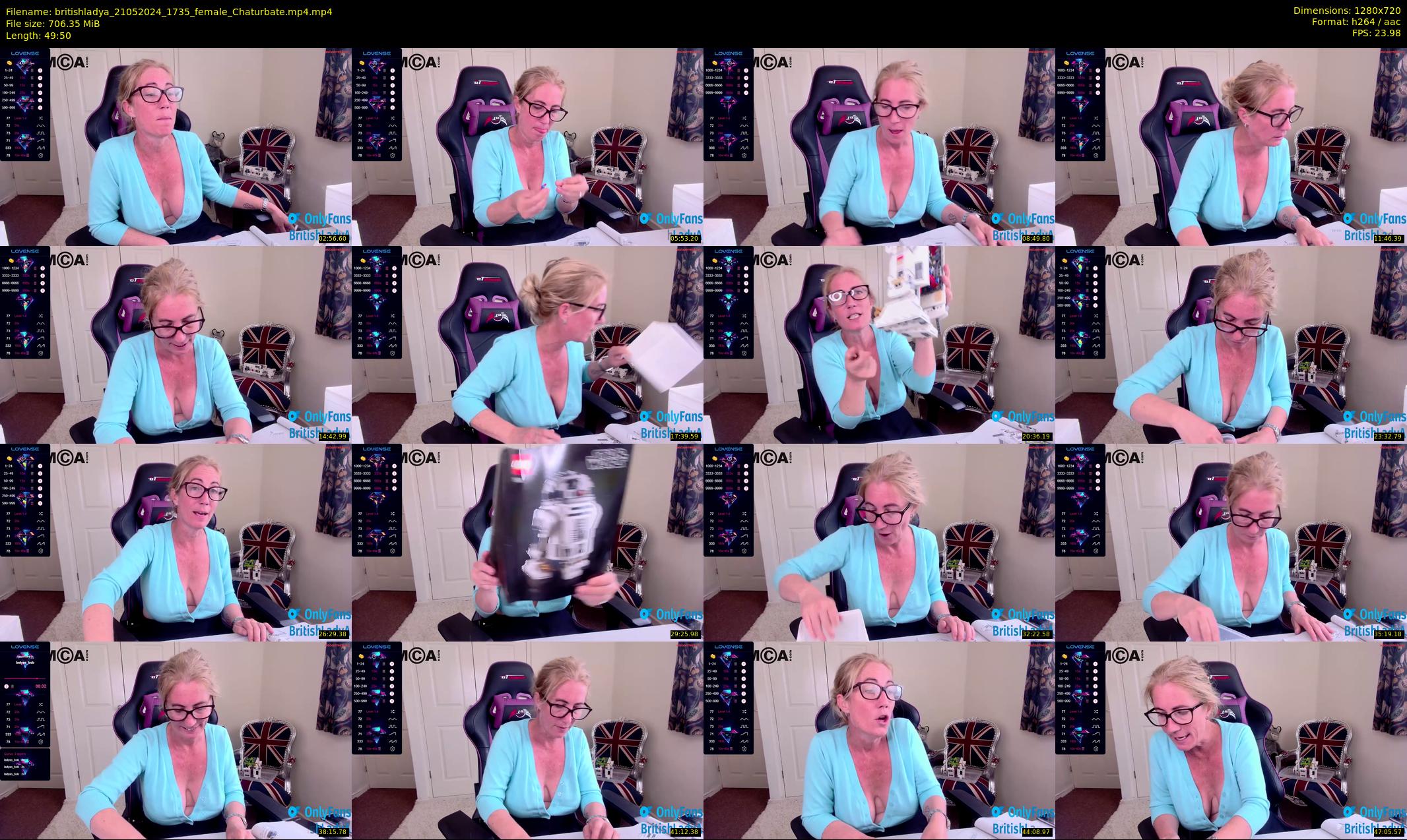 britishladya — 50 minute Chaturbate female cam show recording, 720p, May 21, 2024
