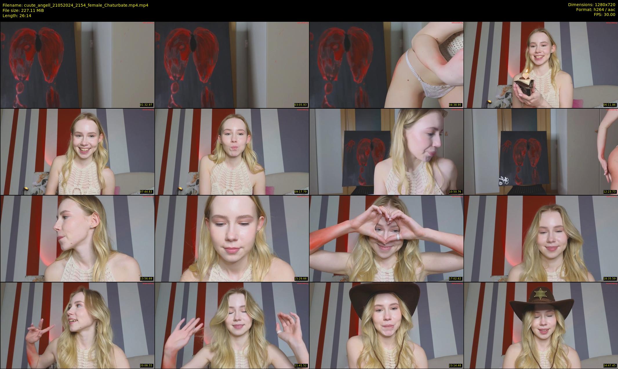 cuute_angell — 27 minute Chaturbate female cam show recording, 720p, May 21, 2024