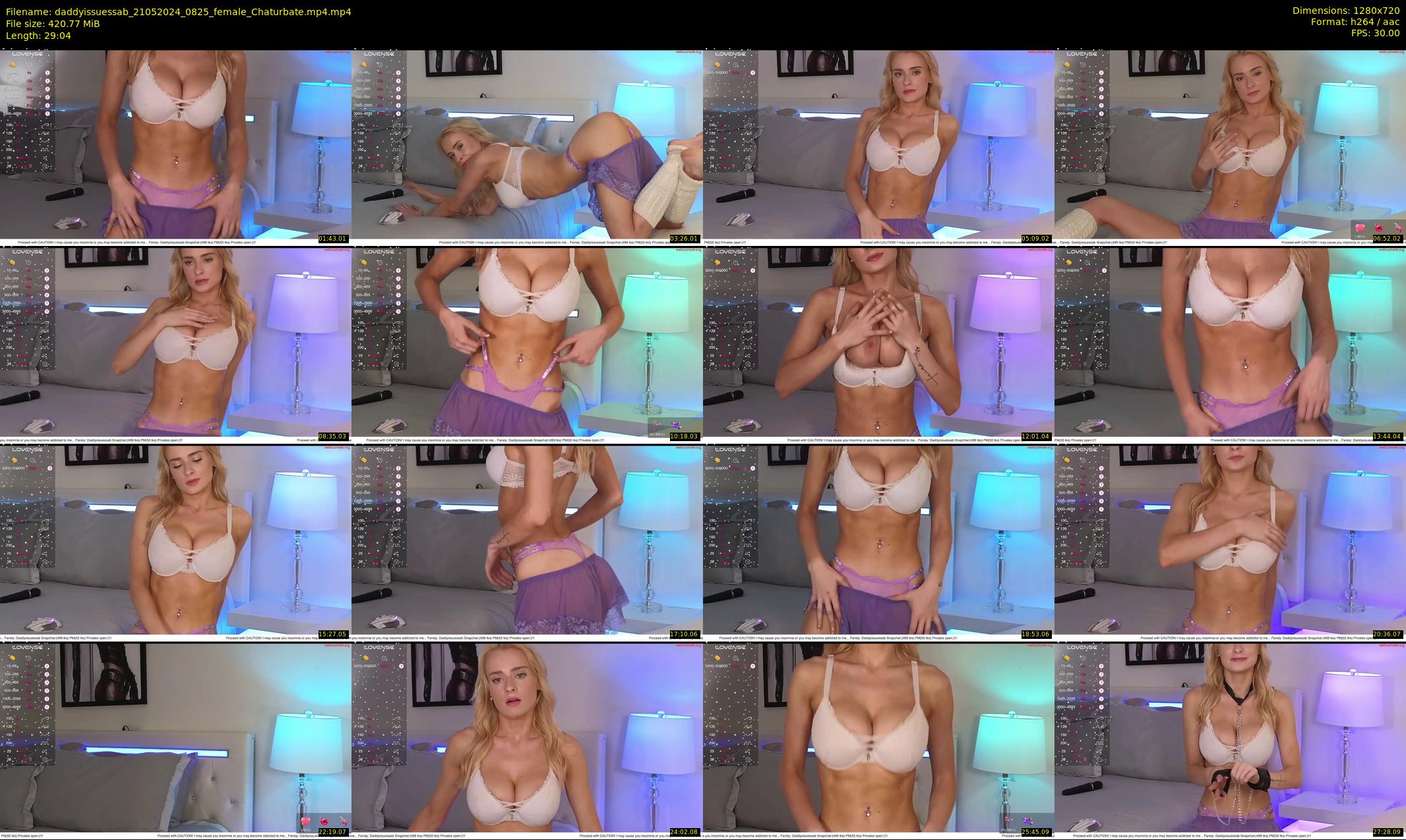 daddyissuessab — 30 minute Chaturbate female cam show recording, 720p, May 21, 2024
