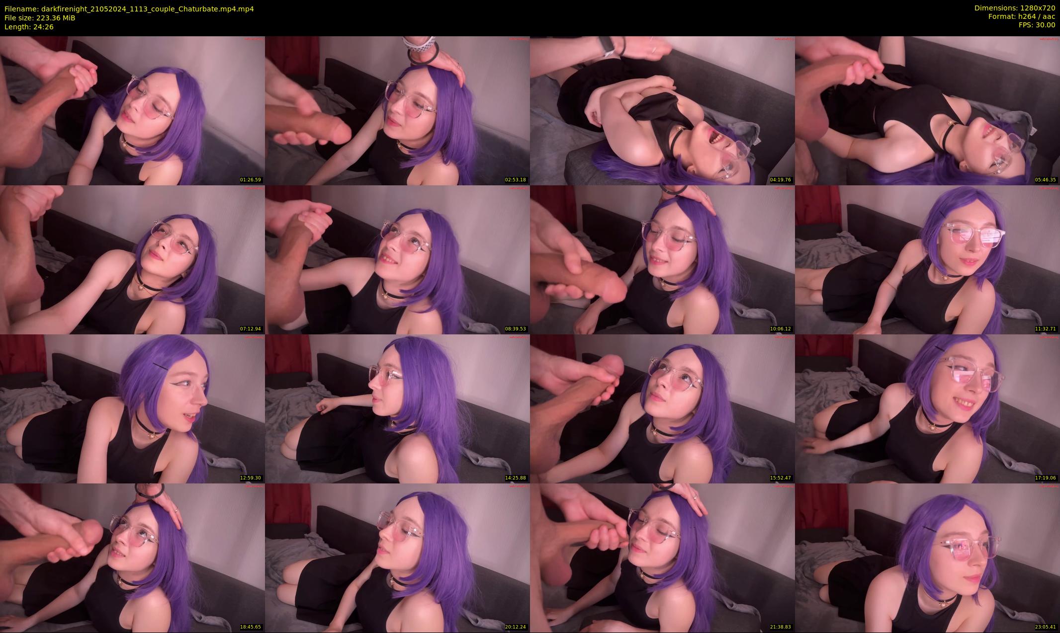 darkfirenight — 25 minute Chaturbate couple cam show recording, 720p, May 21, 2024