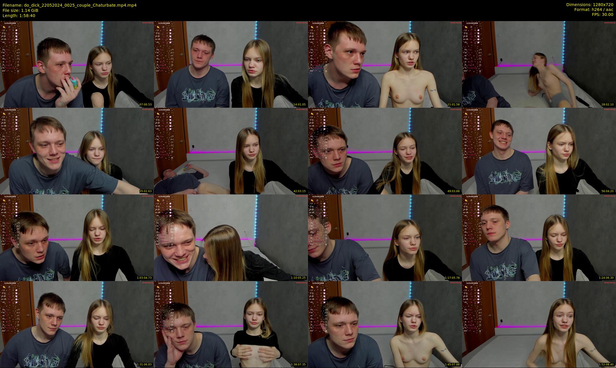 do_dick — 119 minute Chaturbate couple cam show recording, 720p, May 22, 2024