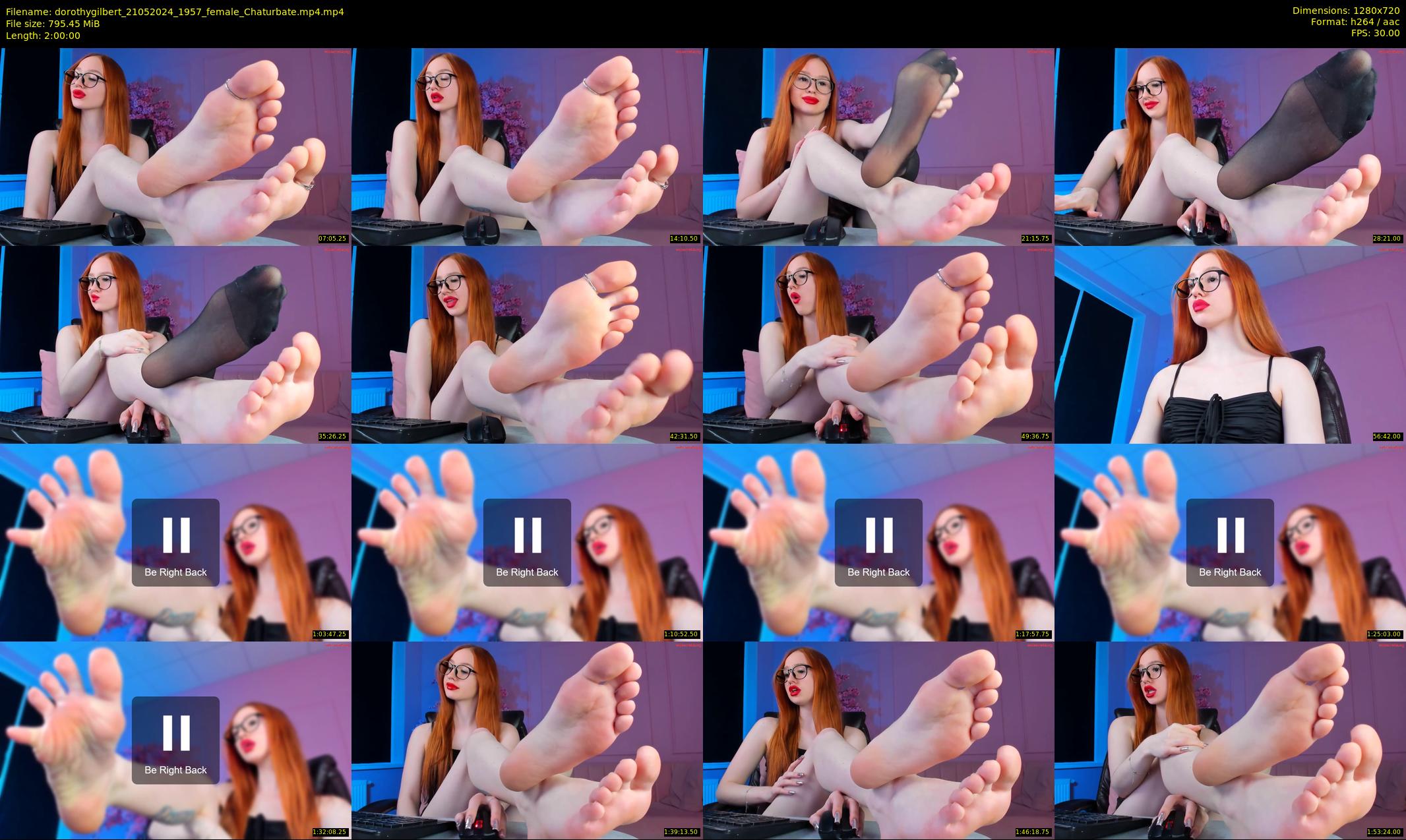dorothygilbert — 120 minute Chaturbate female cam show recording, 720p, May 21, 2024
