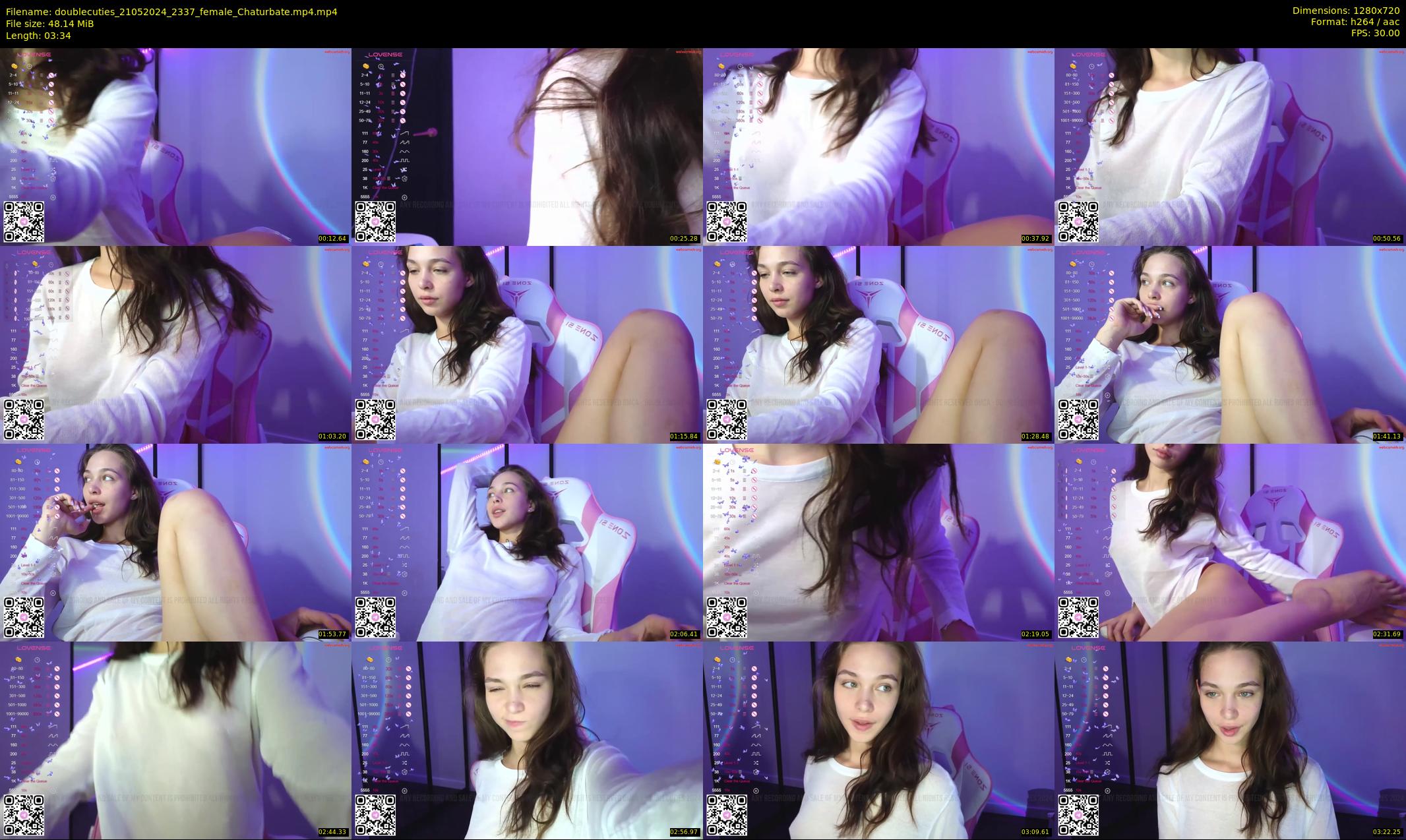 doublecuties — 4 minute Chaturbate couple cam show recording, 720p, May 21, 2024