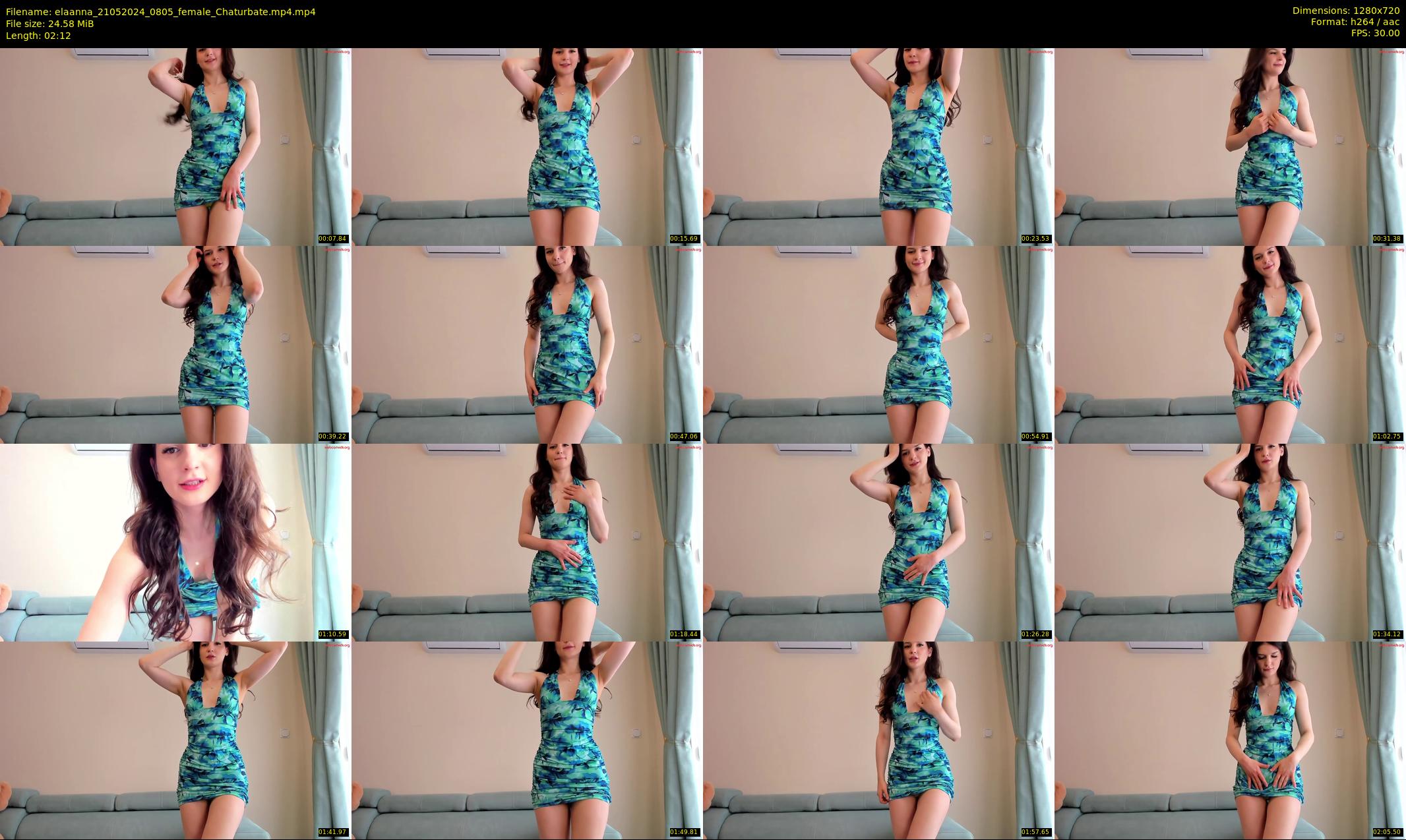 elaanna — 3 minute Chaturbate female cam show recording, 720p, May 21, 2024