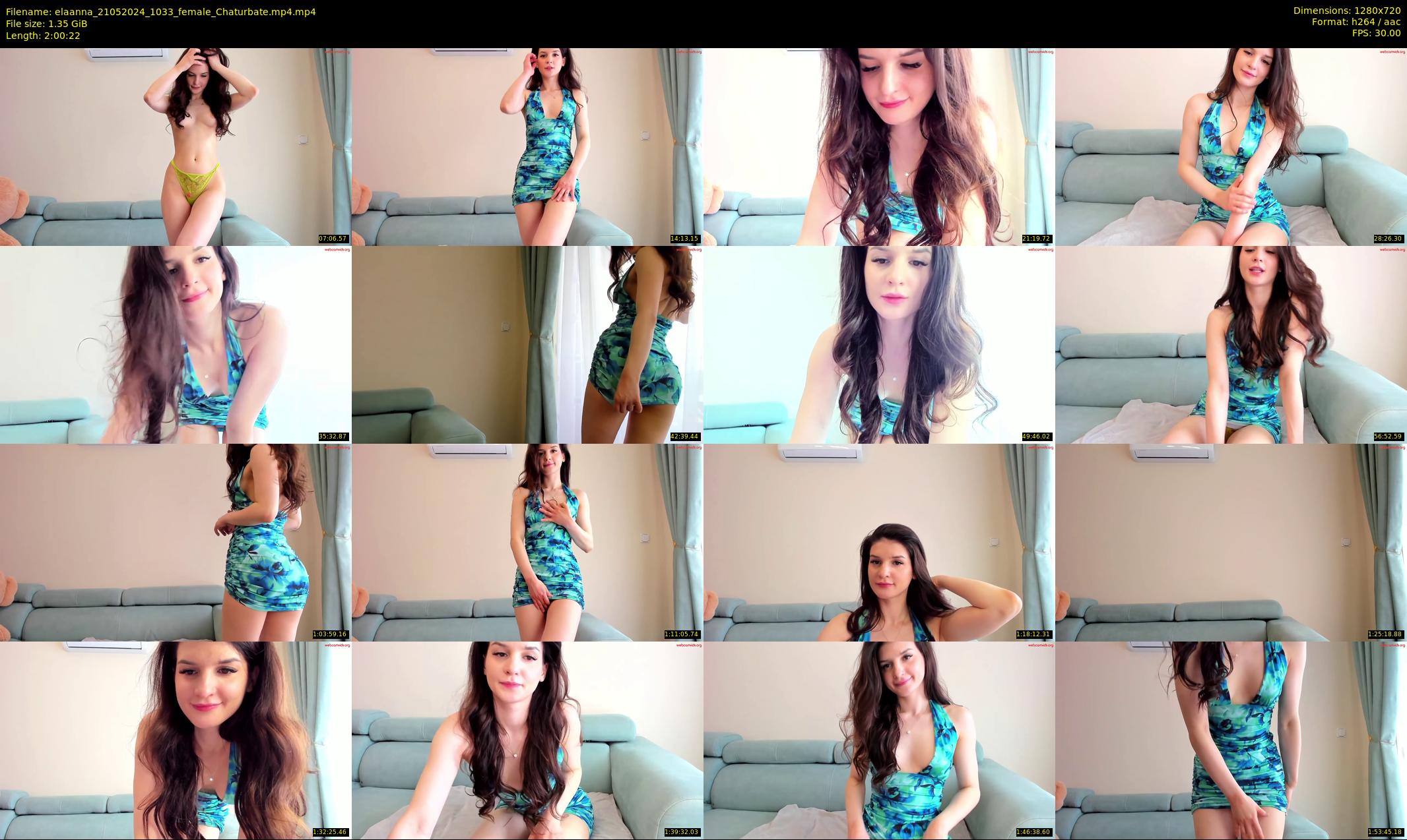 elaanna — 121 minute Chaturbate female cam show recording, 720p, May 21, 2024