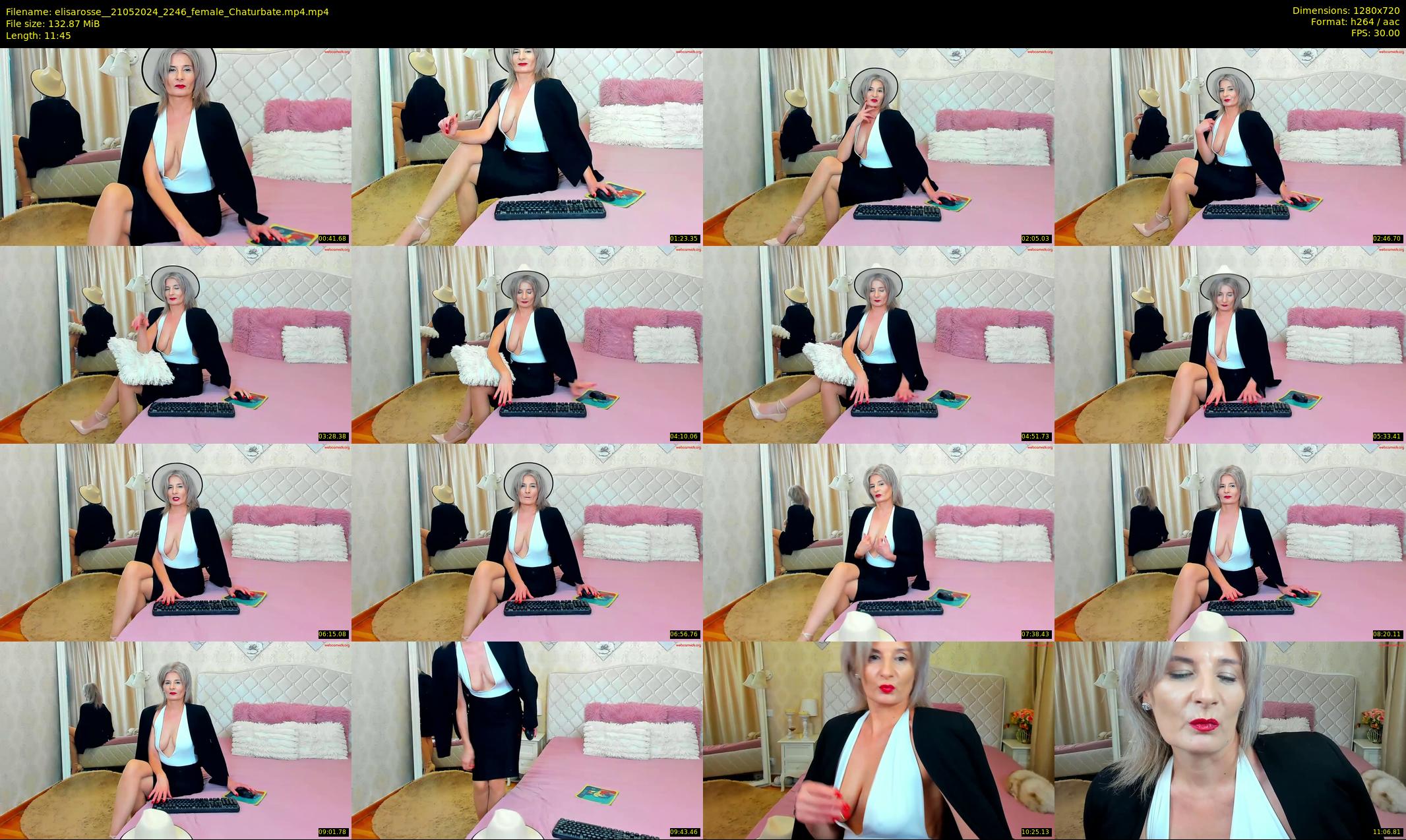 elisarosse_ — 12 minute Chaturbate female cam show recording, 720p, May 21, 2024