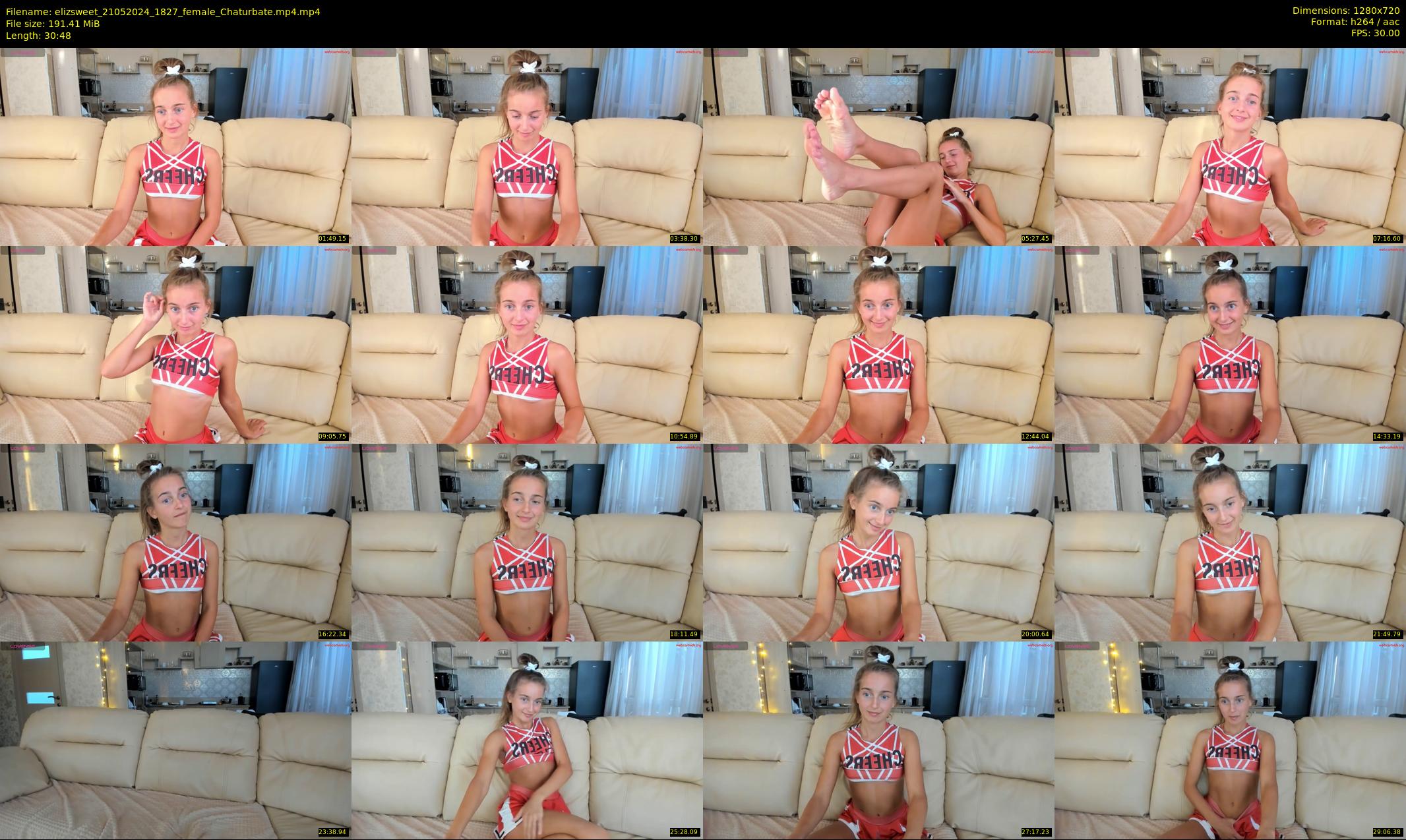 elizsweet — 31 minute Chaturbate female cam show recording, 720p, May 21, 2024