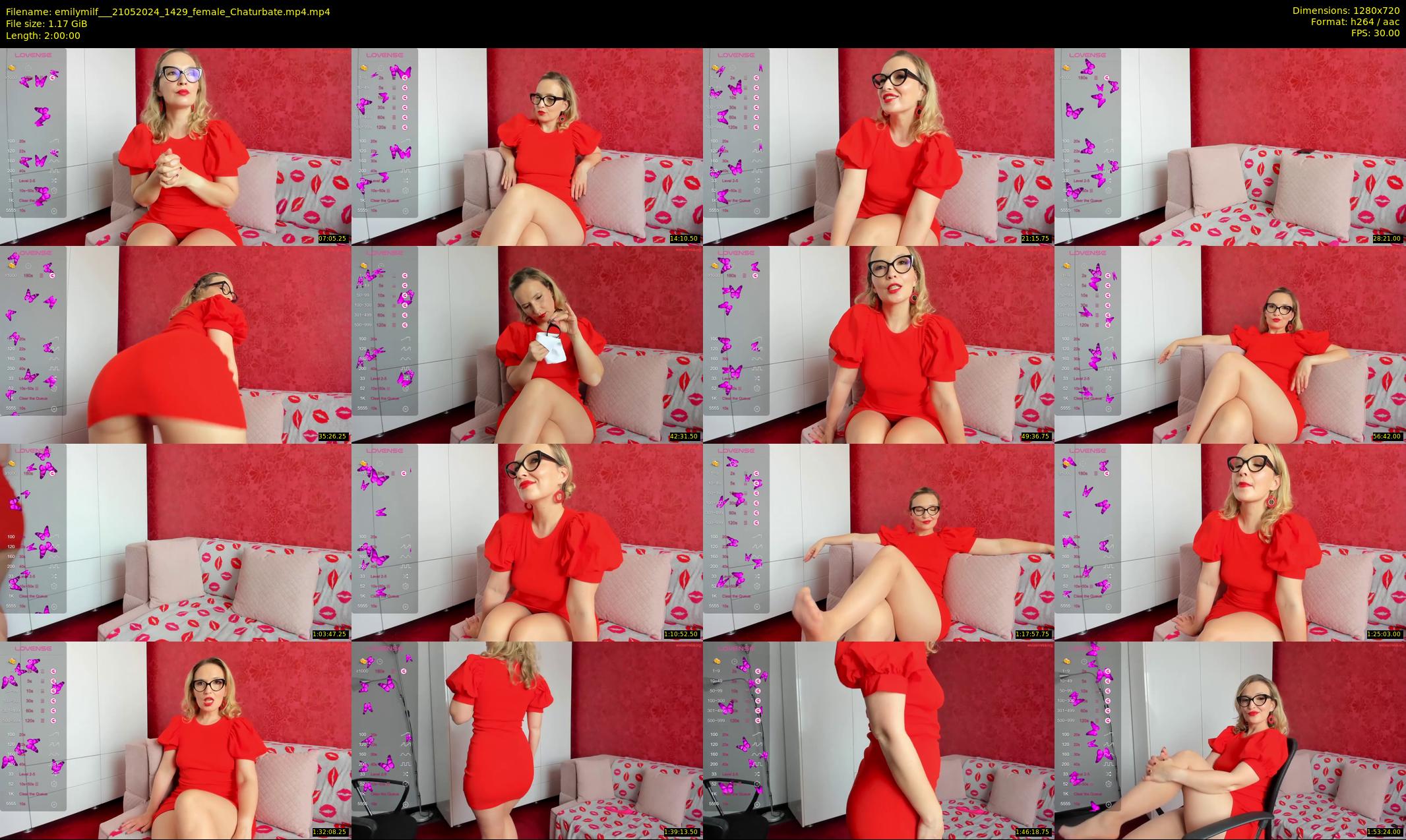 emilymilf__ — 120 minute Chaturbate female cam show recording, 720p, May 21, 2024