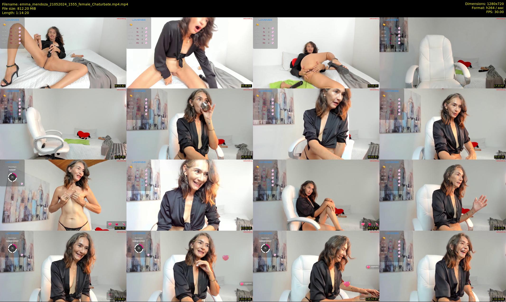 emma_mendoza — 75 minute Chaturbate female cam show recording, 720p, May 21, 2024