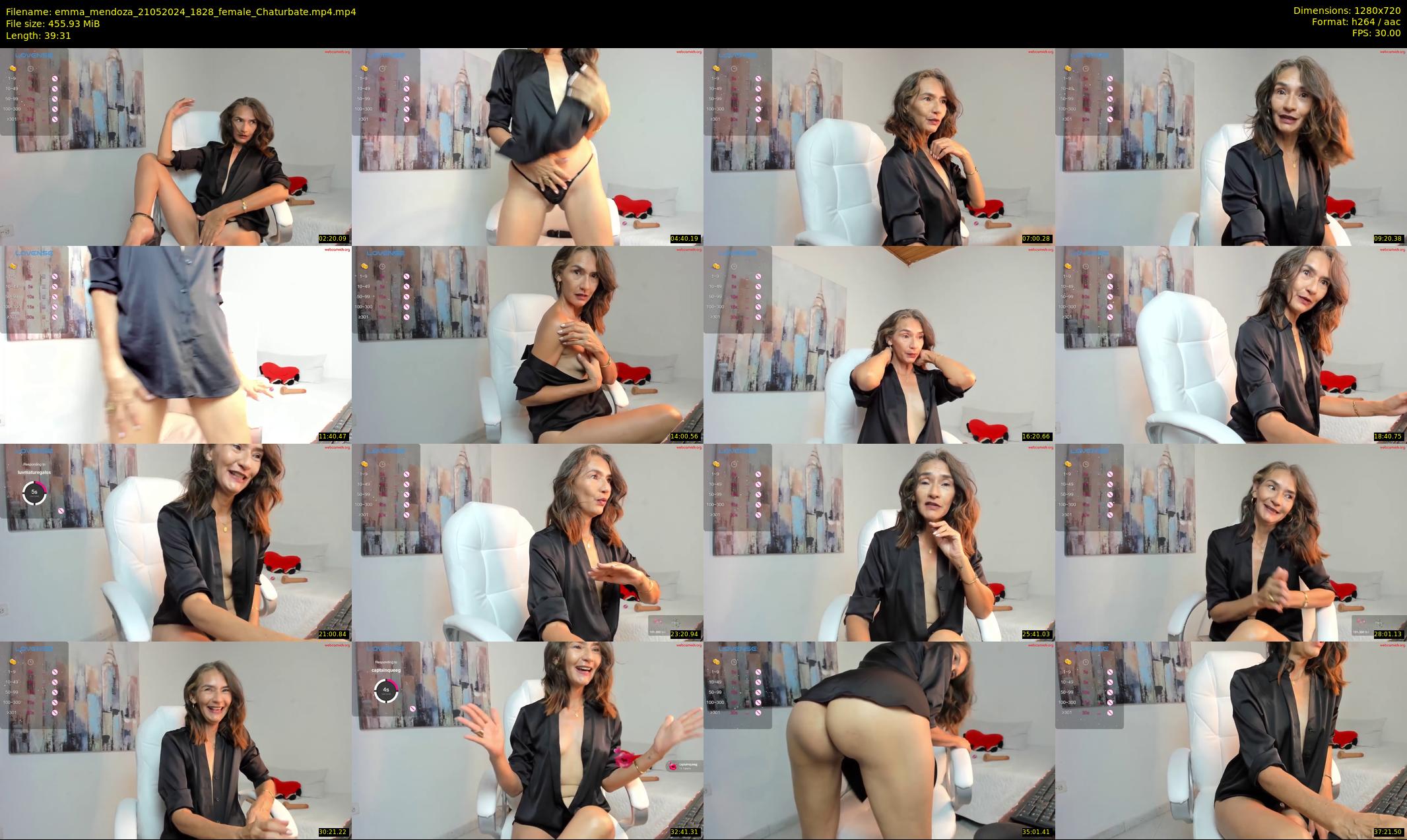 emma_mendoza — 40 minute Chaturbate female cam show recording, 720p, May 21, 2024