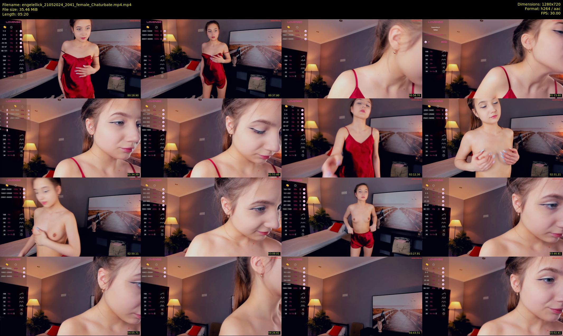 engelellick — 6 minute Chaturbate female cam show recording, 720p, May 21, 2024