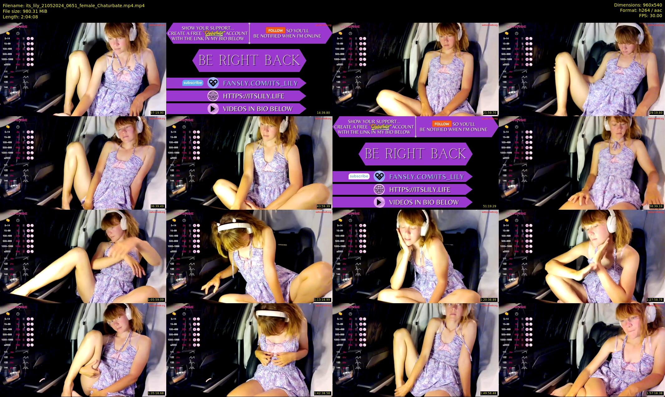 its_lily — 125 minute Chaturbate female cam show recording, 480p, May 21, 2024