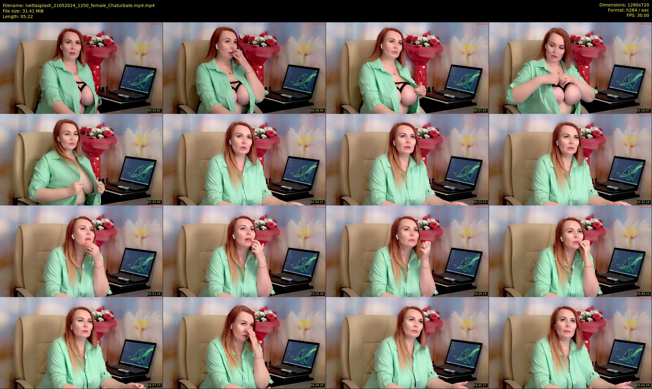 ivettasplash — 6 minute Chaturbate female cam show recording, 720p, May 21, 2024